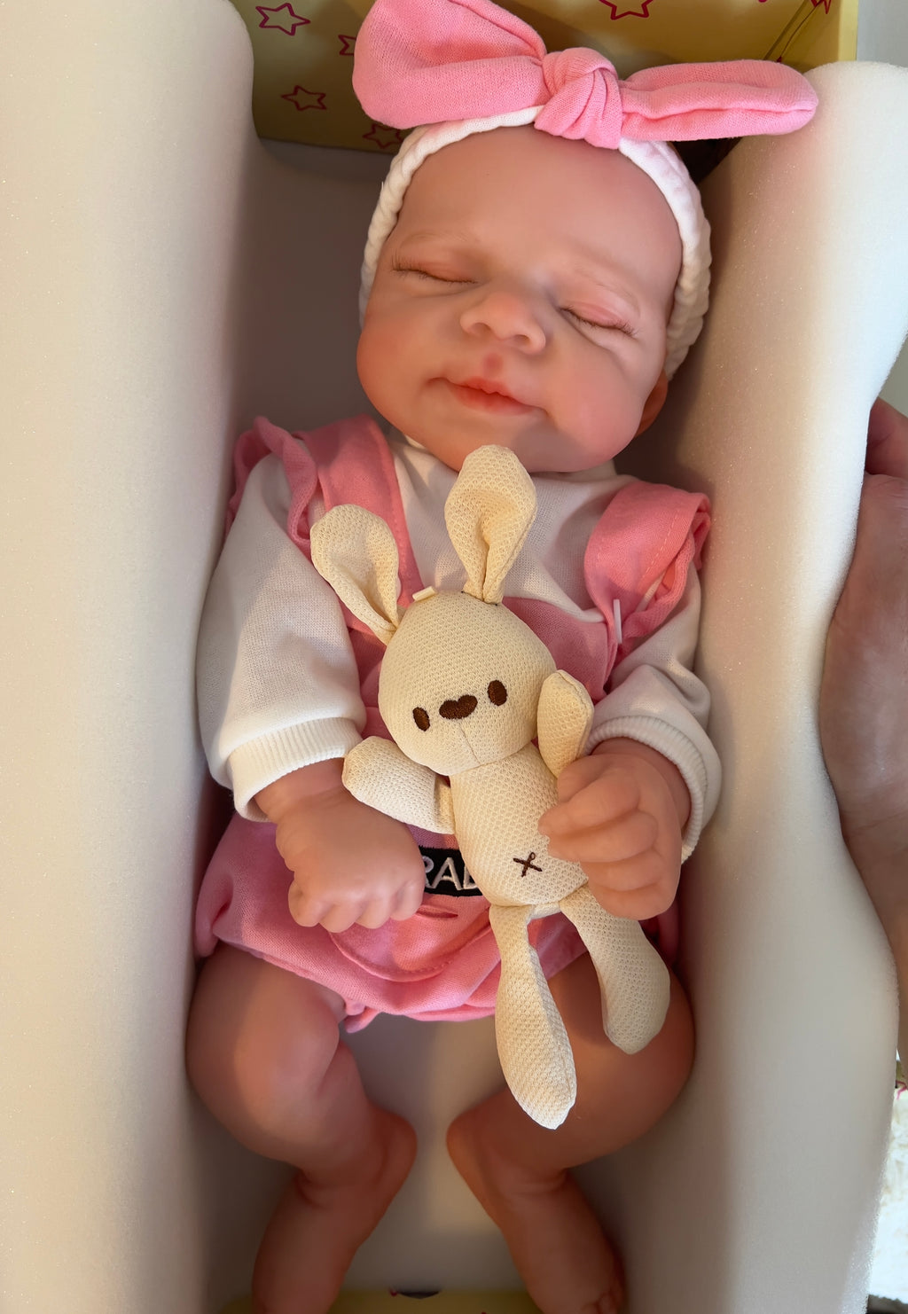 MIA - Realistic 100% Silicone Reborn Baby Doll 47cm, Squishy & Floppy