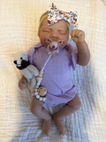 Realistic Reborn Baby Doll – 47cm Soft Cloth Body with Vinyl Limbs & Accessories