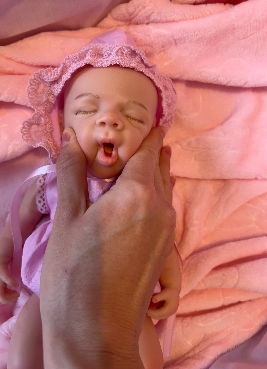 Realistic Silicone Baby Girl Doll – 33cm, Squishy & Floppy