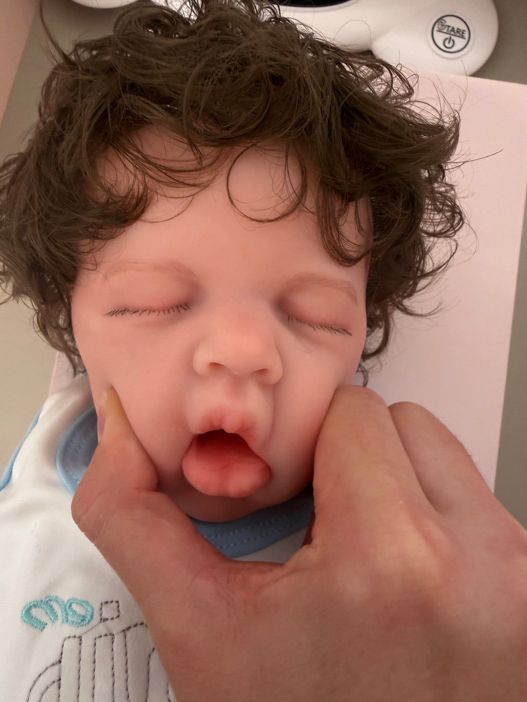 47cm Full Body Silicone Reborn Baby Boy with Hand-Rooted Nylon Hair – LEO | Dollsy