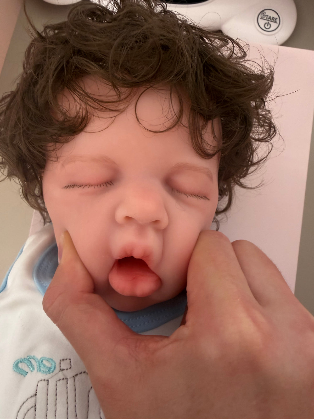 47cm Full Body Silicone Reborn Baby Boy with Hand-Rooted Nylon Hair – LEO | Dollsy