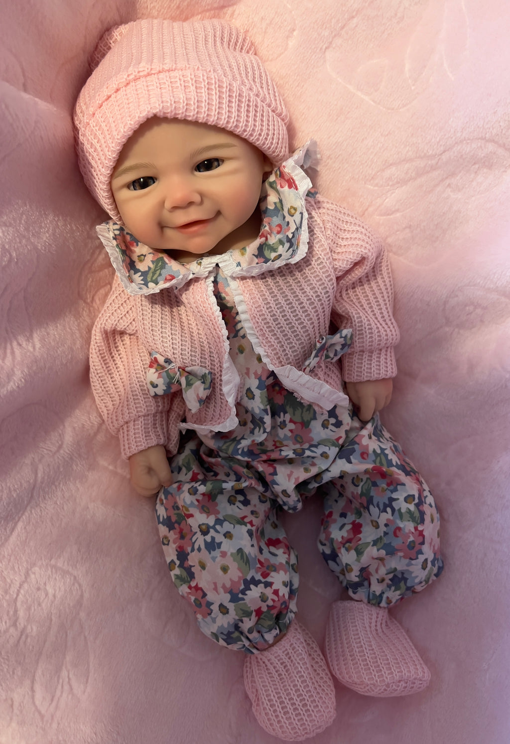 Realistic Silicone Baby Girl Doll – 33cm, Squishy & Floppy