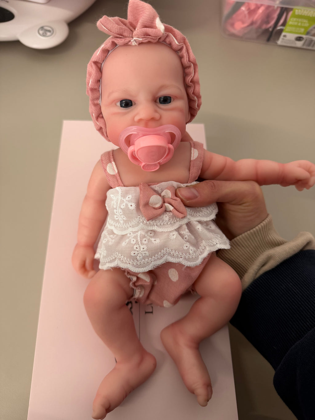 33cm Full Body Silicone Reborn Baby Girl – Mini Karen | Dollsy