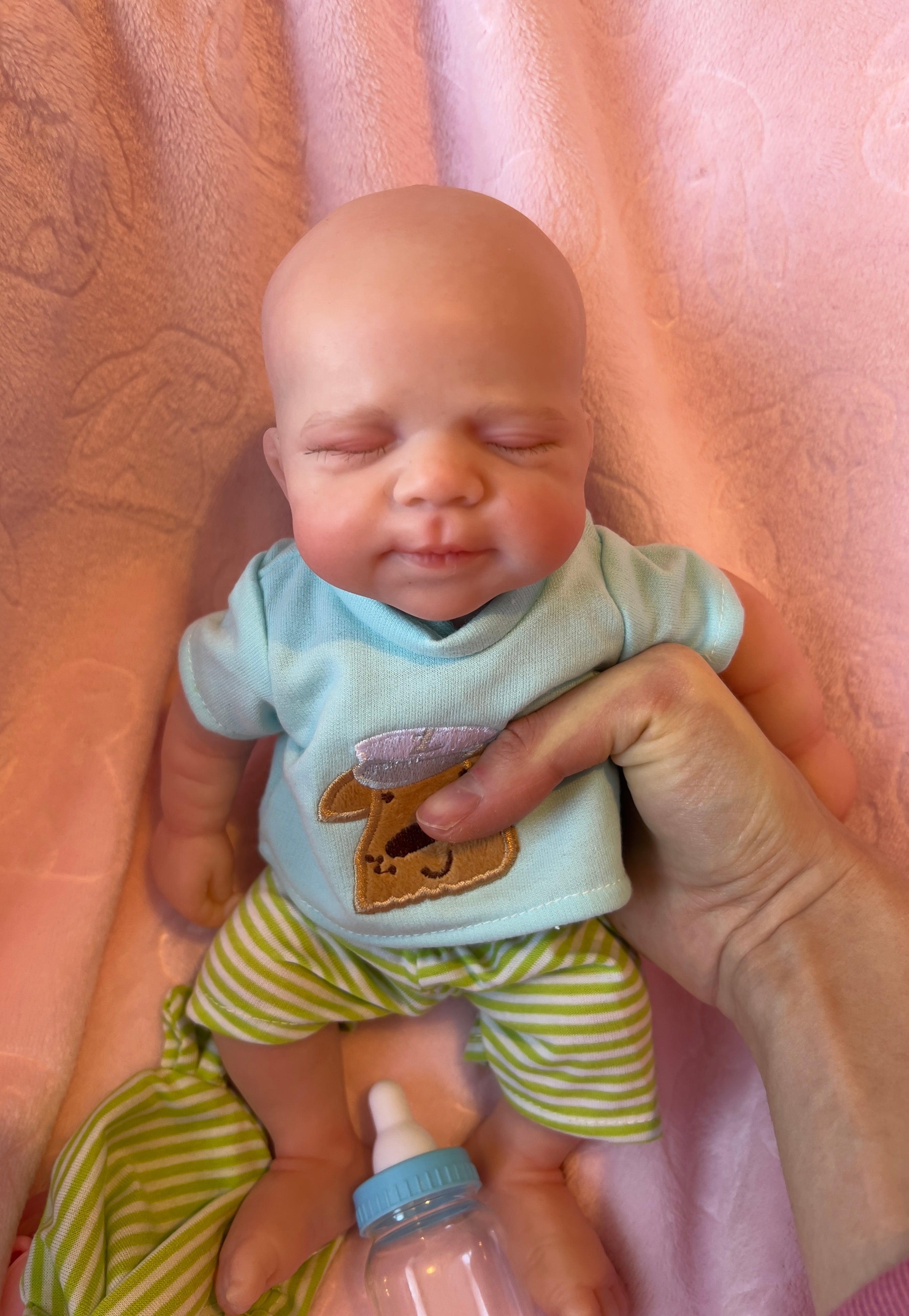 Realistic Silicone Baby Boy Doll – 33cm, Squishy & Floppy