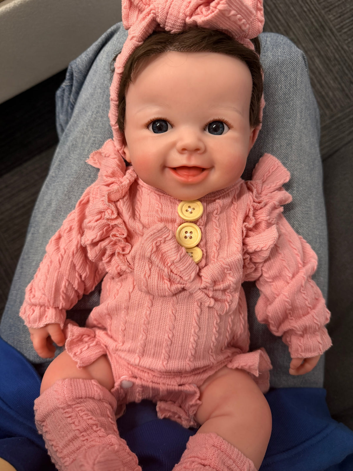 50cm Full Body Silicone Reborn Baby Girl with Rooted Nylon Hair – BLAKE | Dollsy
