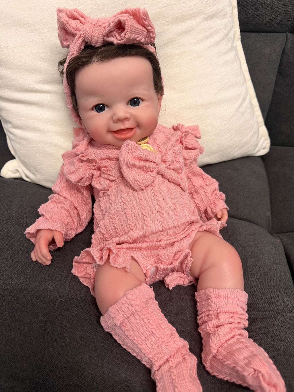 50cm Full Body Silicone Reborn Baby Girl with Rooted Nylon Hair – BLAKE | Dollsy