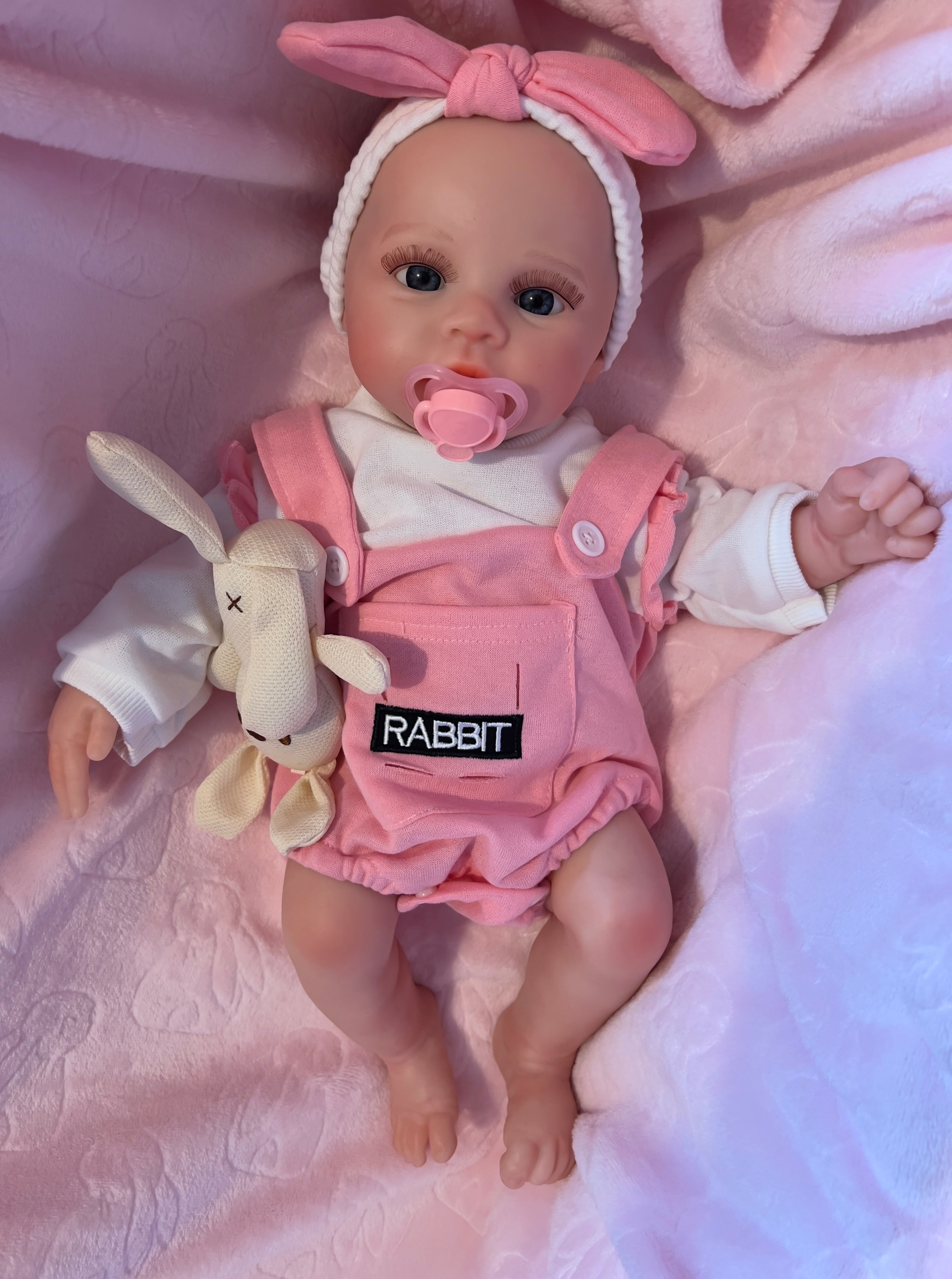 KIM - Realistic 100% Silicone Reborn Baby Doll 47cm, Squishy & Floppy