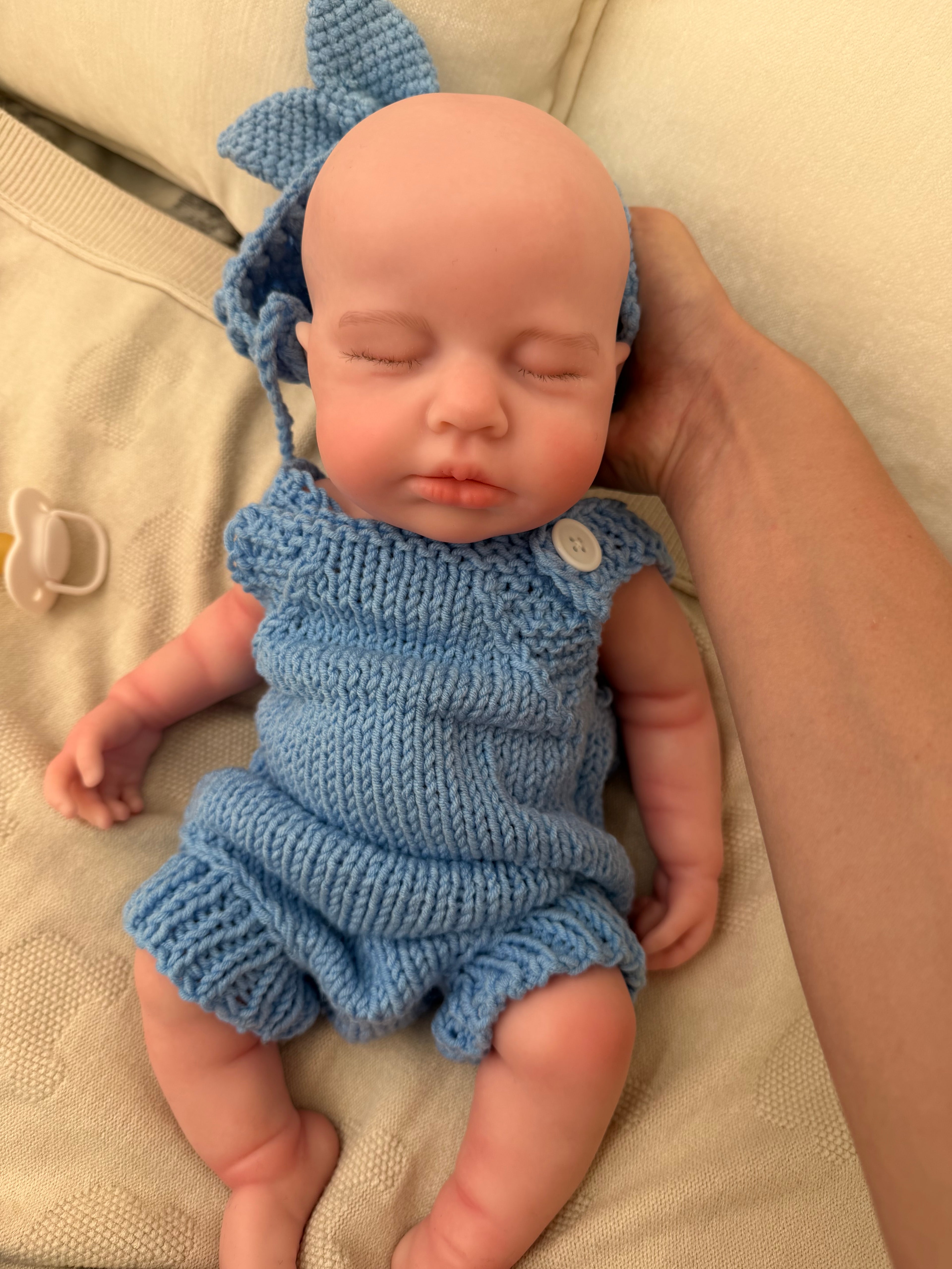 LEO - Realistic 100% Silicone Reborn Baby Doll Boy 47cm, Squishy & Floppy