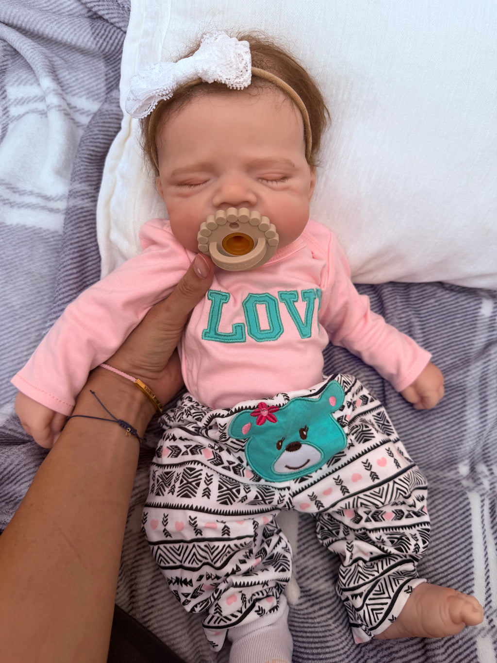 MIA - Realistic 100% Silicone Reborn Baby Doll 47cm, Squishy & Floppy