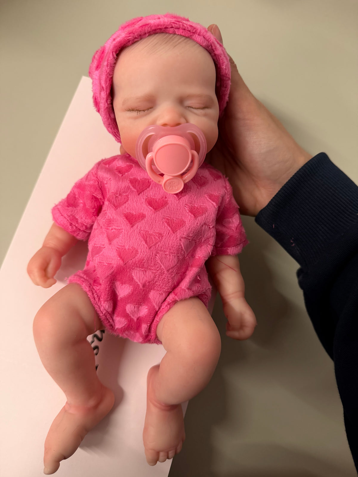 33cm Full Body Silicone Reborn Baby Girl (with painted hair) – Mini MIA | Dollsy