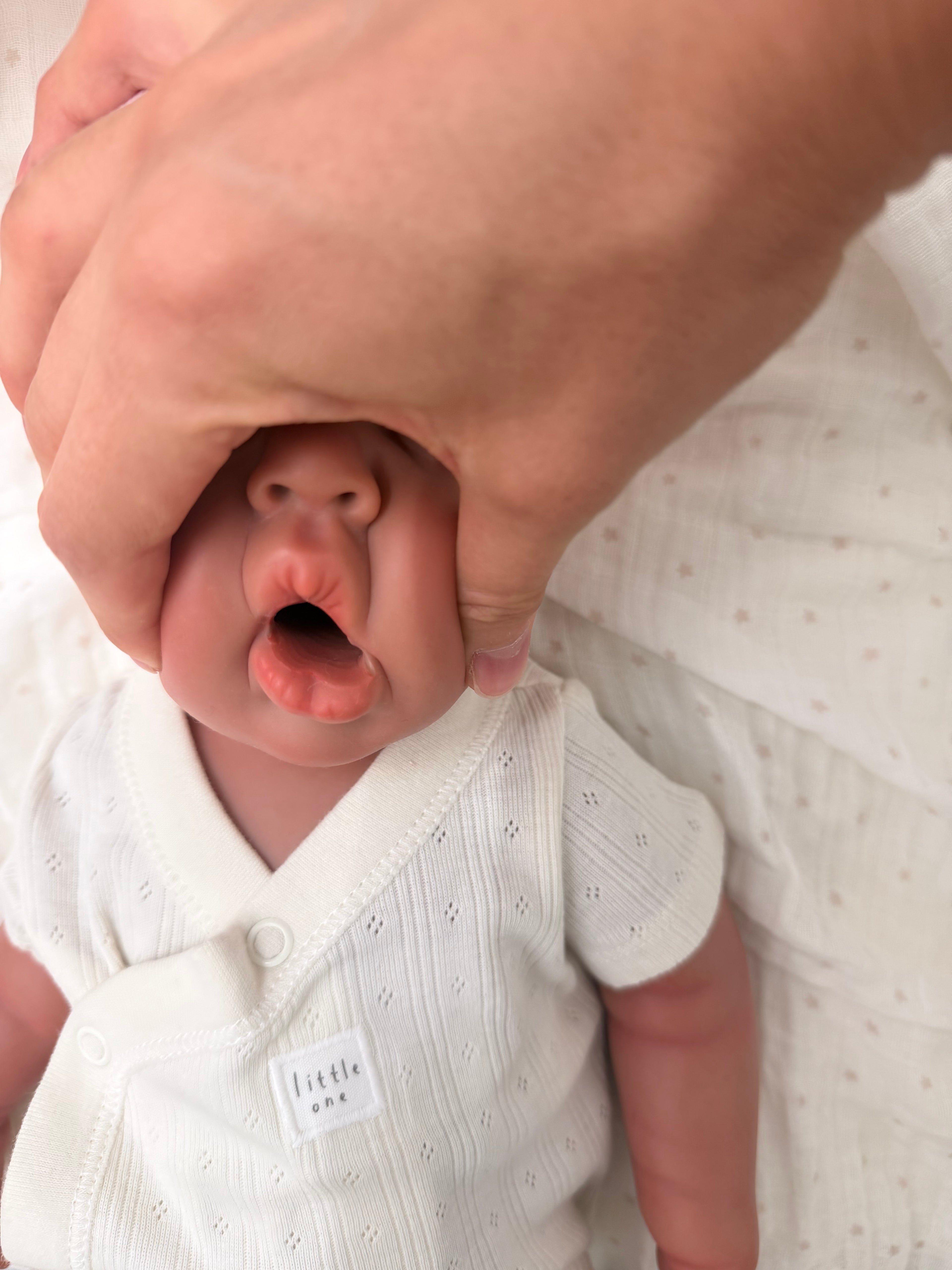 47cm Floppy Full Body Silicone Reborn Baby Girl – LUCINDA (Dark Skin) | Dollsy