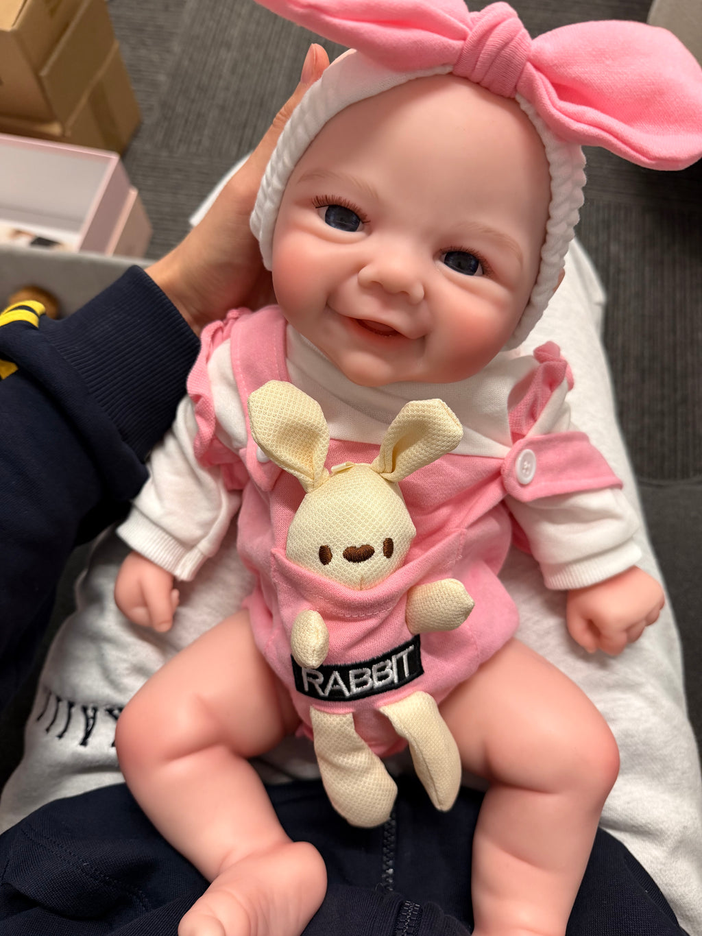 47cm Floppy Full Body Silicone Reborn Baby Girl – ROMI | Dollsy