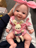 47cm Floppy Full Body Silicone Reborn Baby Girl – ROMI | Dollsy