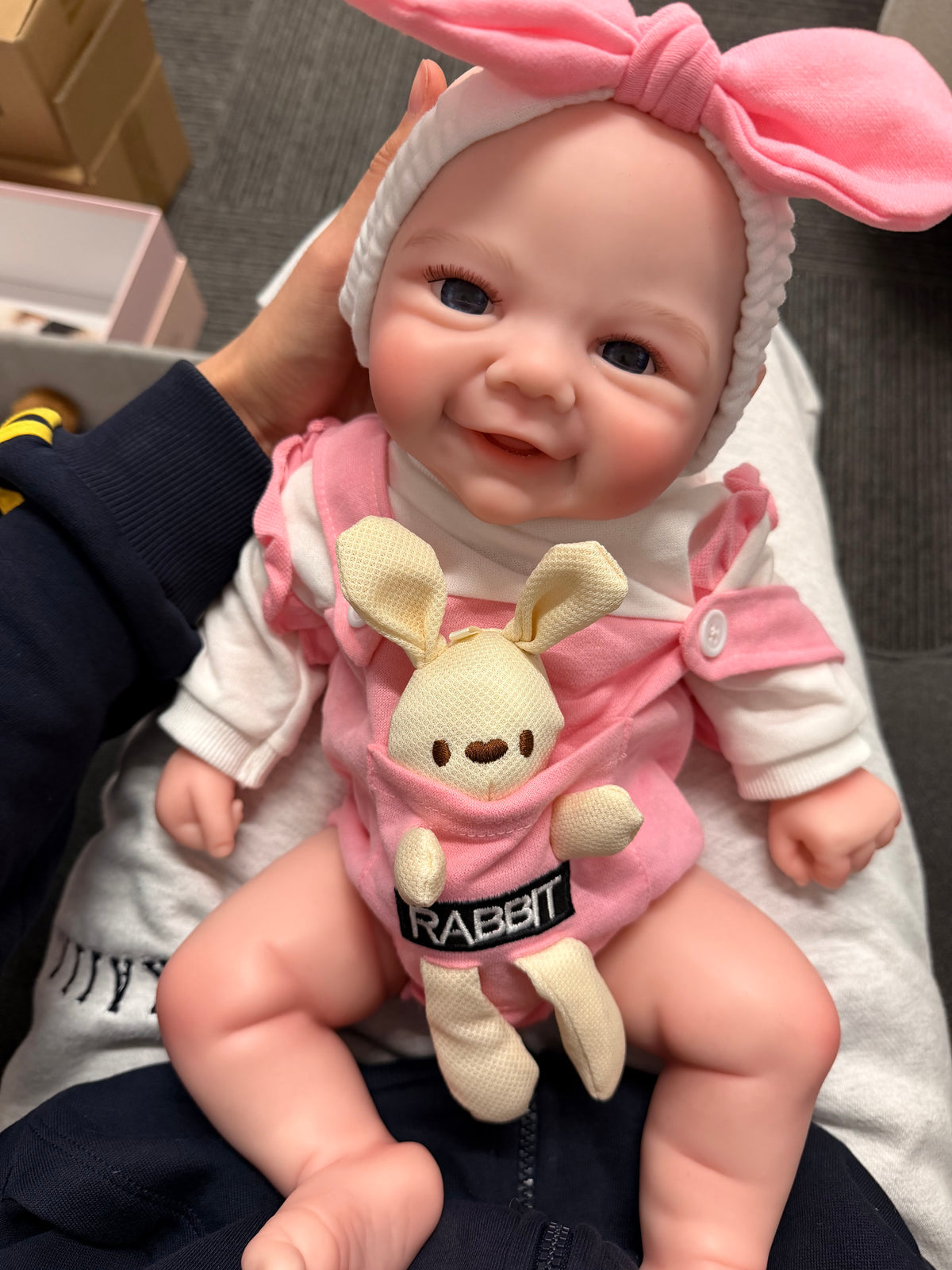 47cm Floppy Full Body Silicone Reborn Baby Girl – ROMI | Dollsy