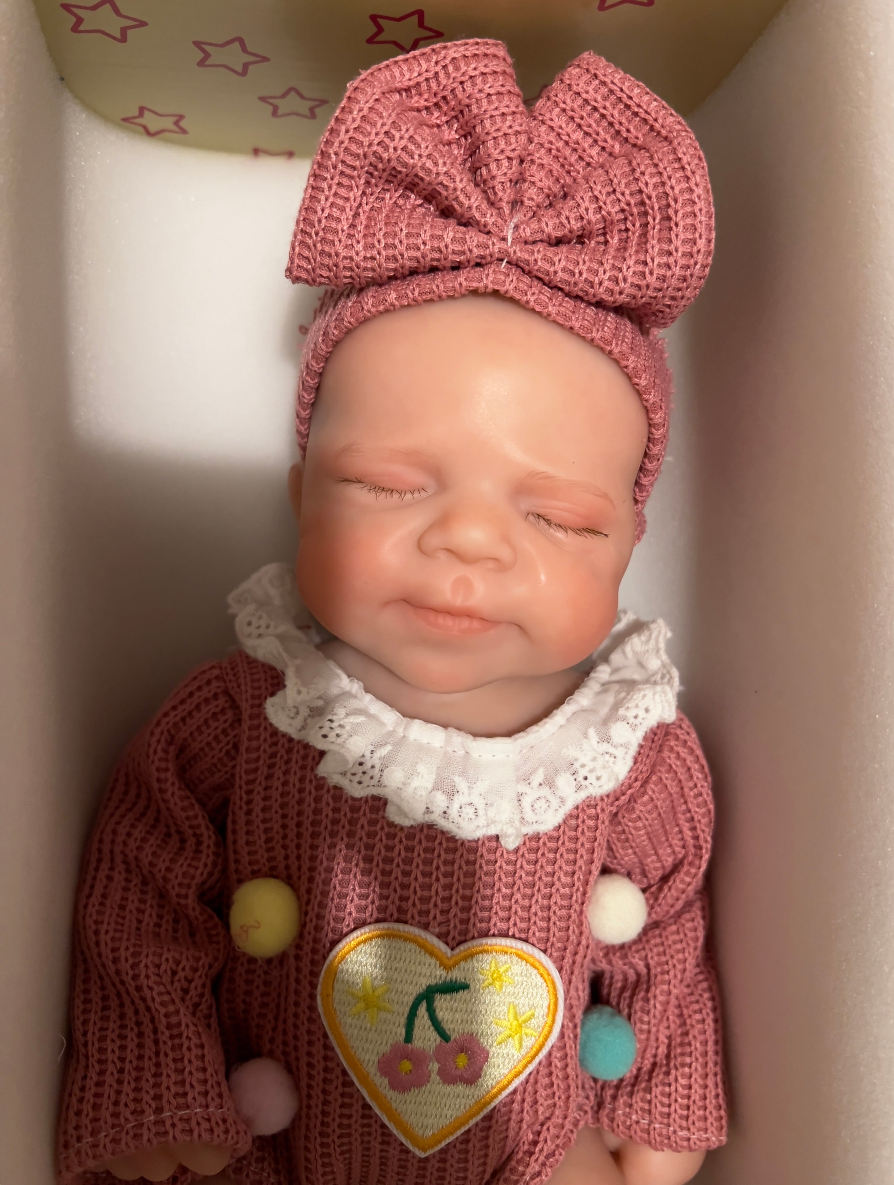 Realistic Silicone Baby Girl Doll – 33cm, Squishy & Floppy