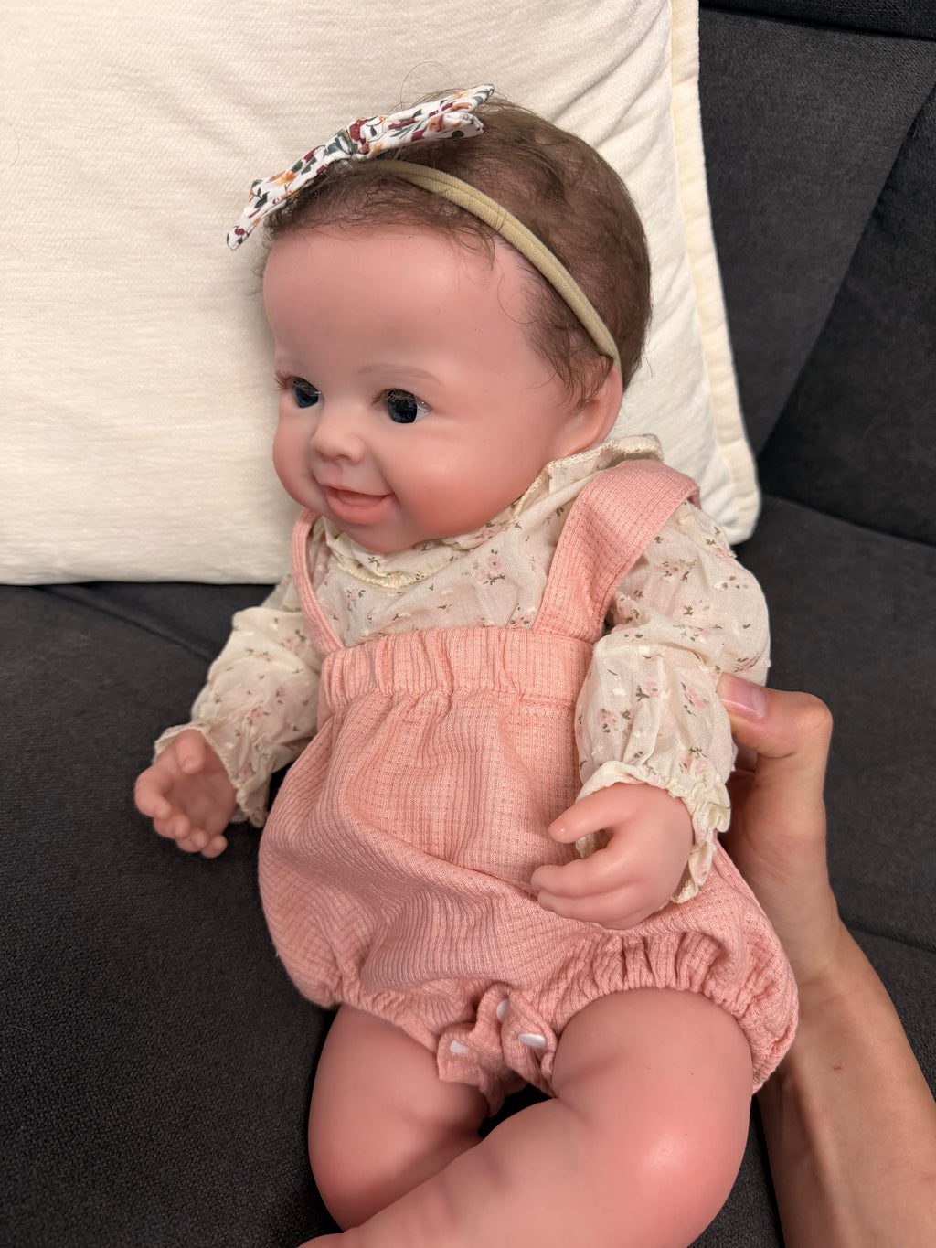 50cm Full Body Silicone Reborn Baby Girl with Hand-Rooted Mohair Hair – BLAKE | Dollsy