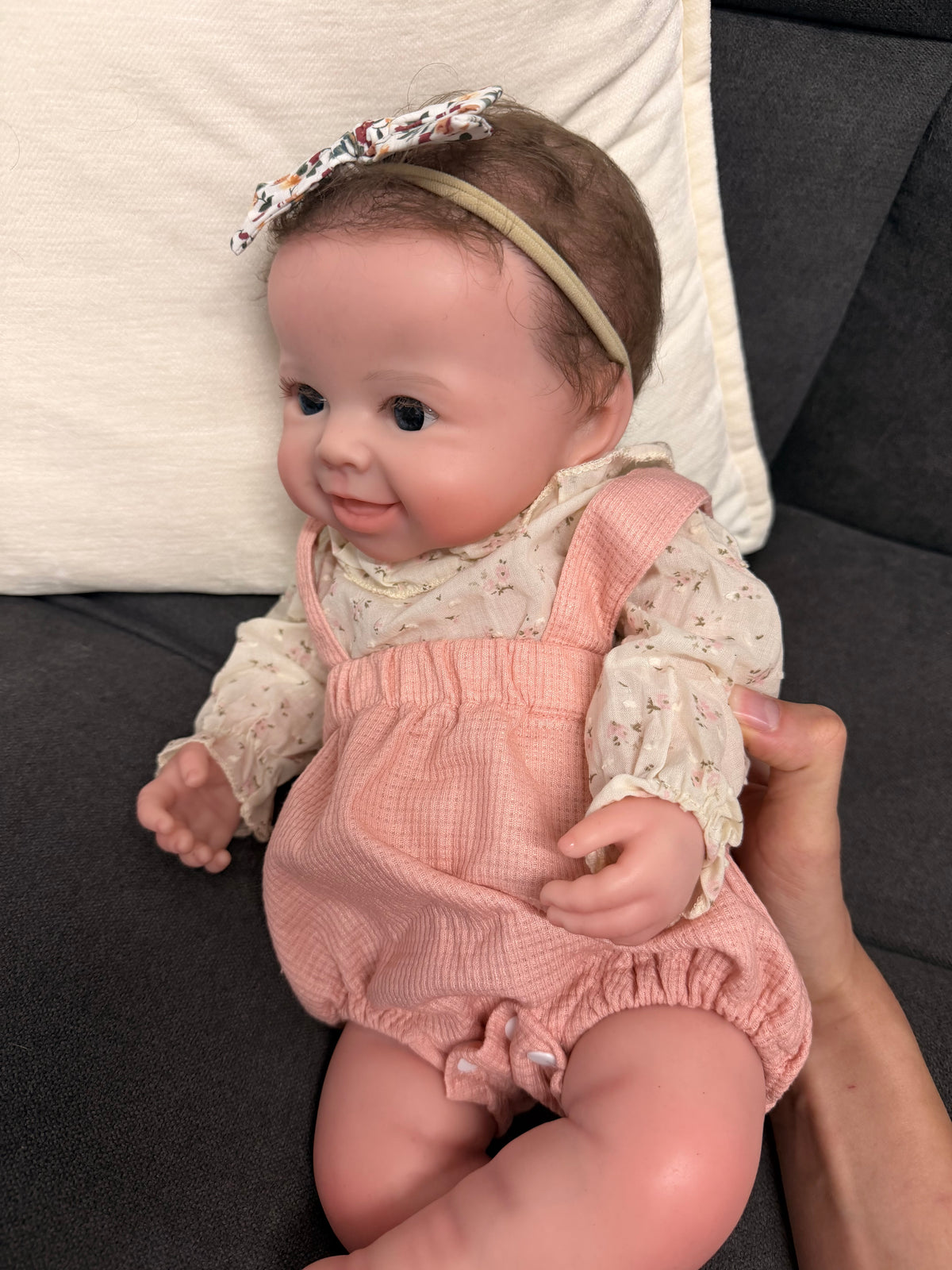 50cm Full Body Silicone Reborn Baby Girl with Hand-Rooted Mohair Hair – BLAKE | Dollsy