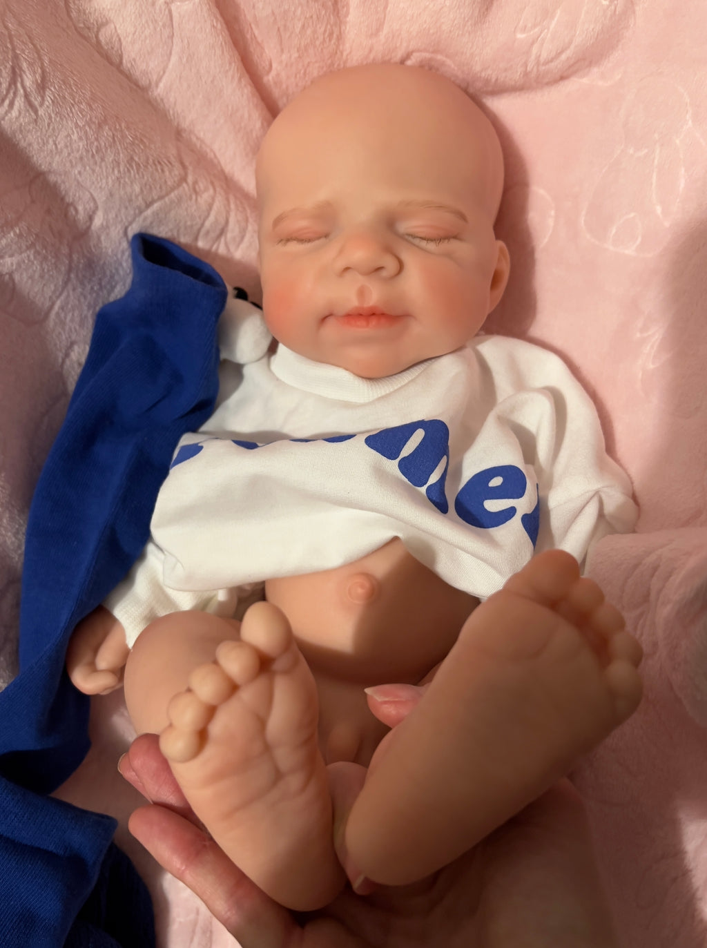 Realistic Silicone Baby Boy Doll – 47cm, Squishy & Floppy with Accessories