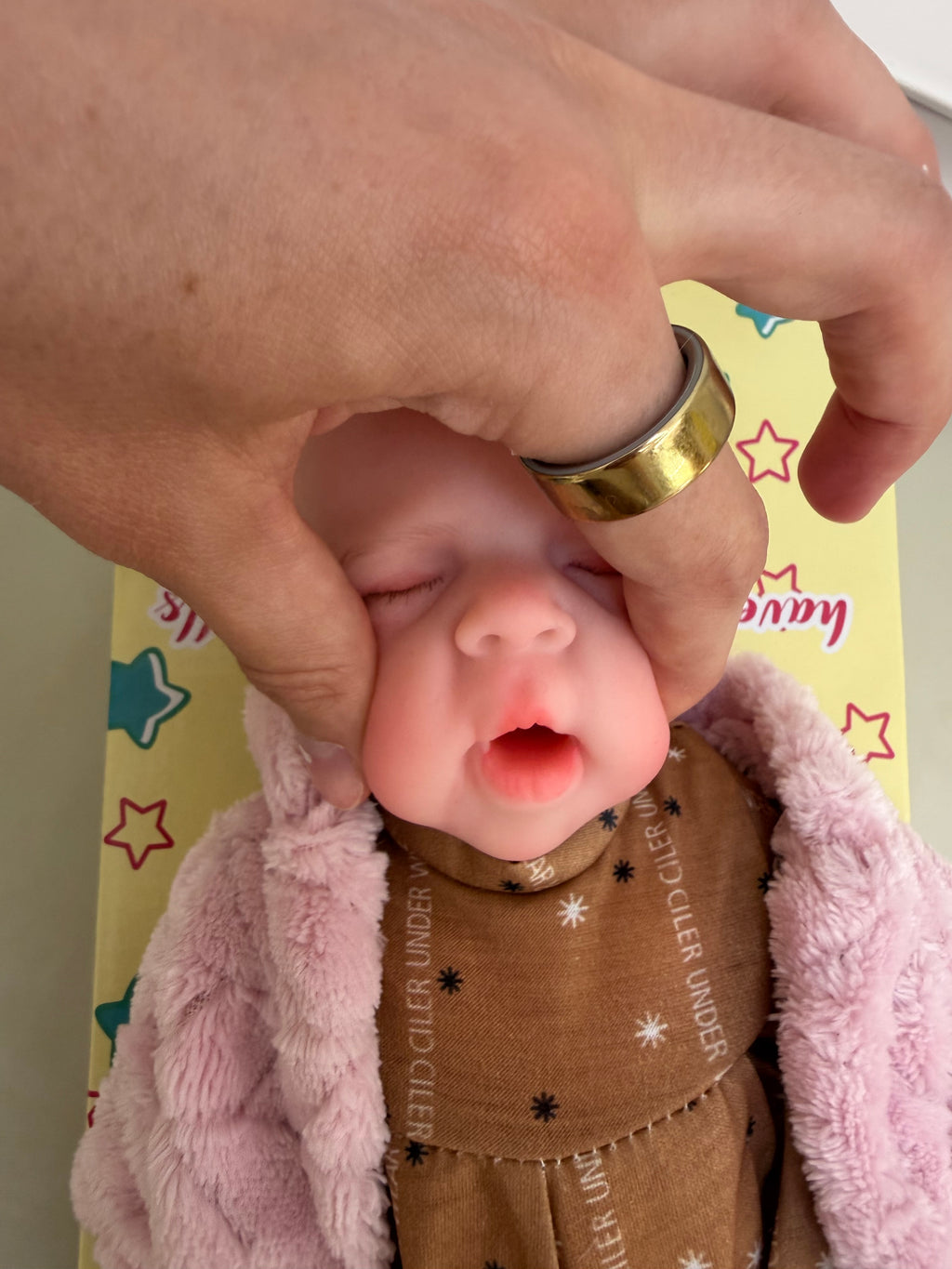 Mini MIA - Realistic 100% Silicone Reborn Baby Doll 33cm, Squishy & Floppy