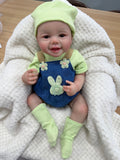 Realistic Full Vinyl Reborn Style Baby Girl – 47cm with Accessories
