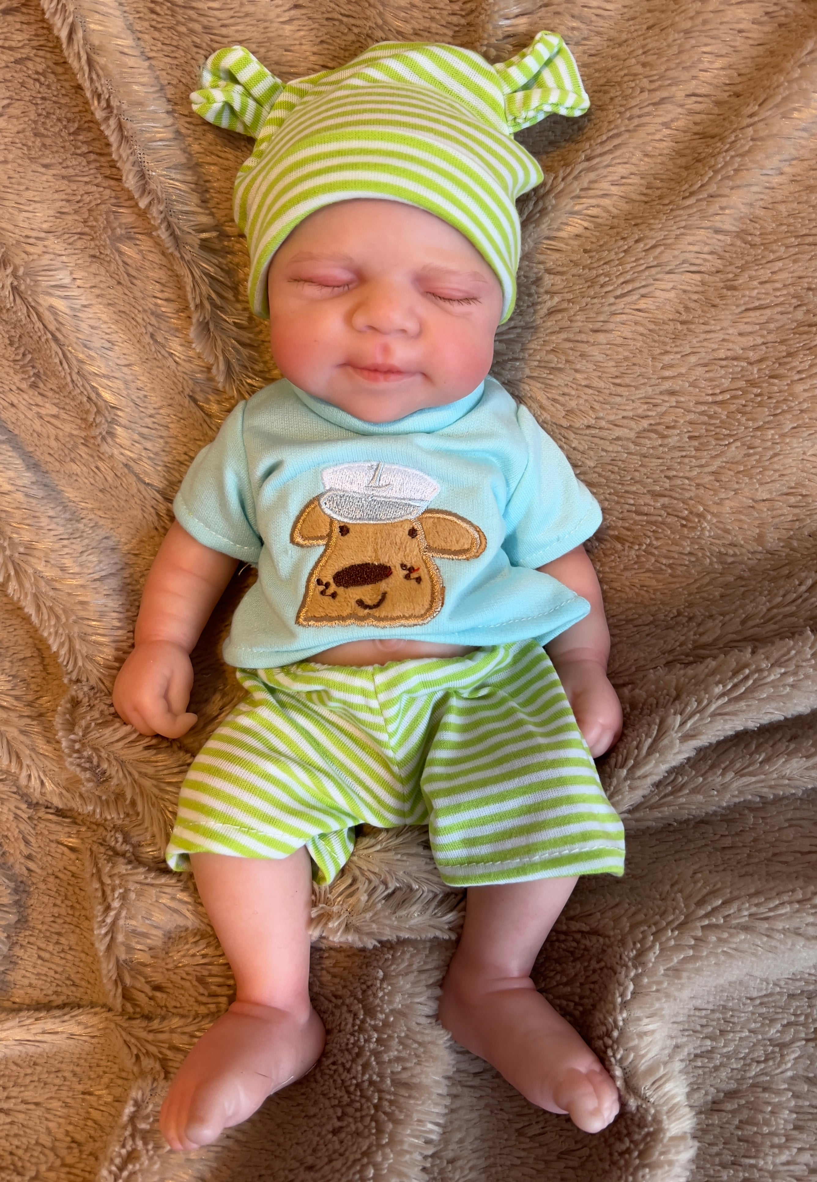 Realistic Silicone Baby Boy Doll – 33cm, Squishy & Floppy