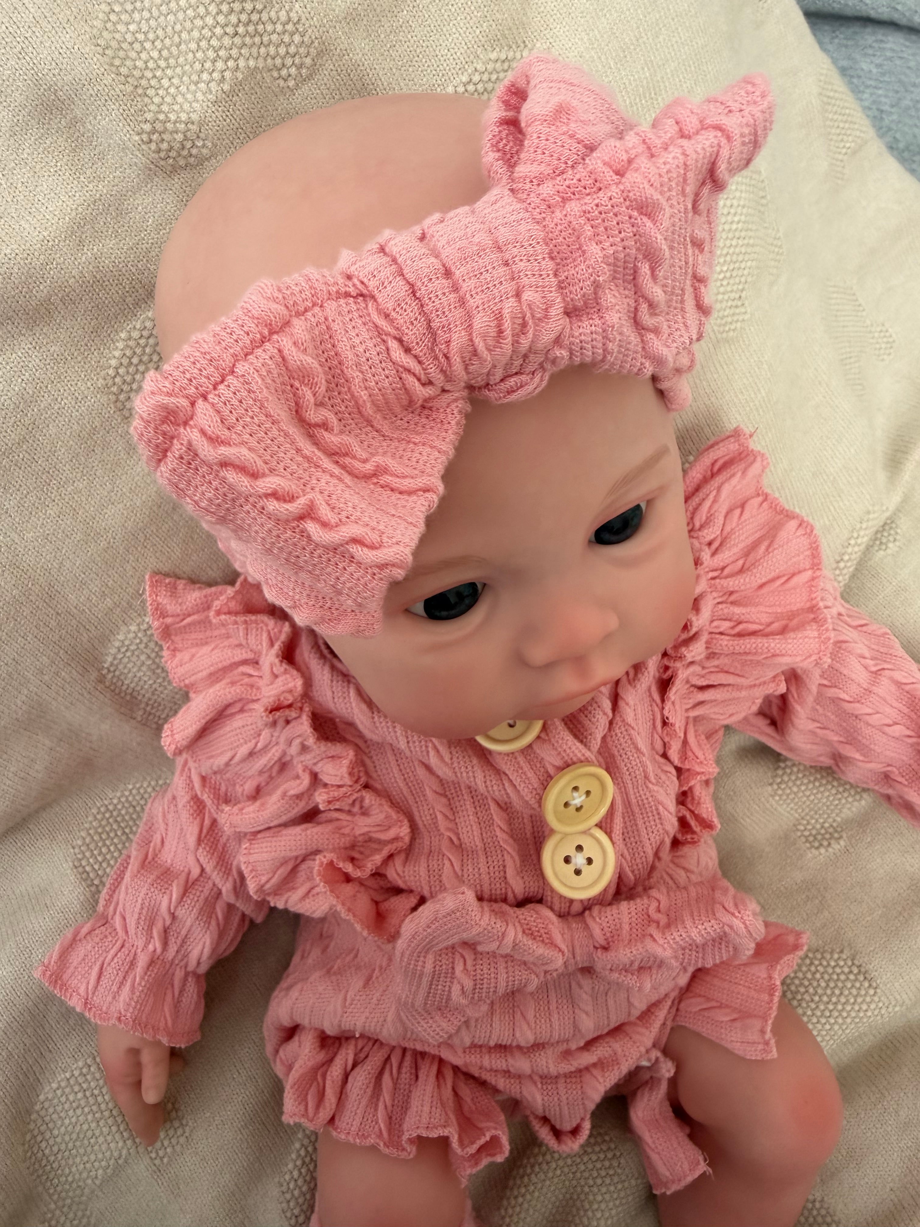 KIM - Realistic 100% Silicone Reborn Baby Doll 47cm, Squishy & Floppy