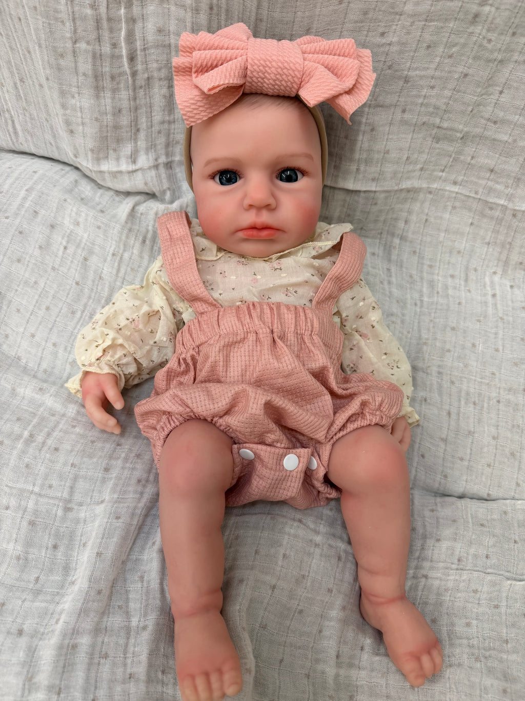 47cm Open-Eyed Full Body Silicone Reborn Baby Girl – ISABELLA | Dollsy