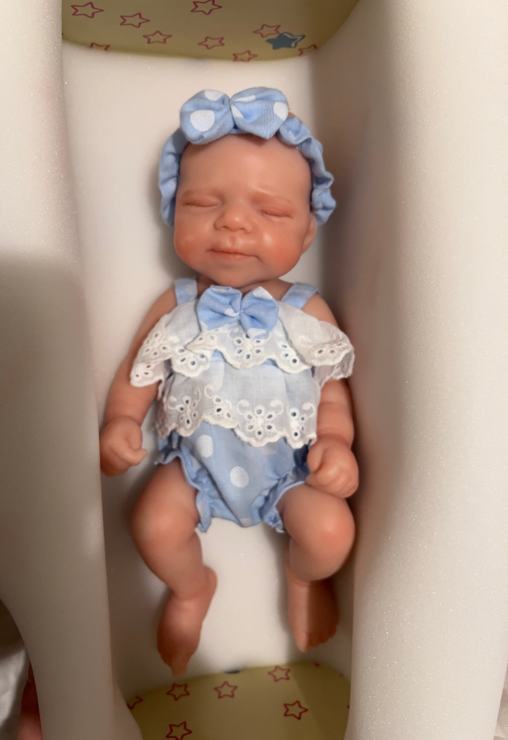 Realistic Silicone Baby Girl Doll – 33cm, Squishy & Floppy
