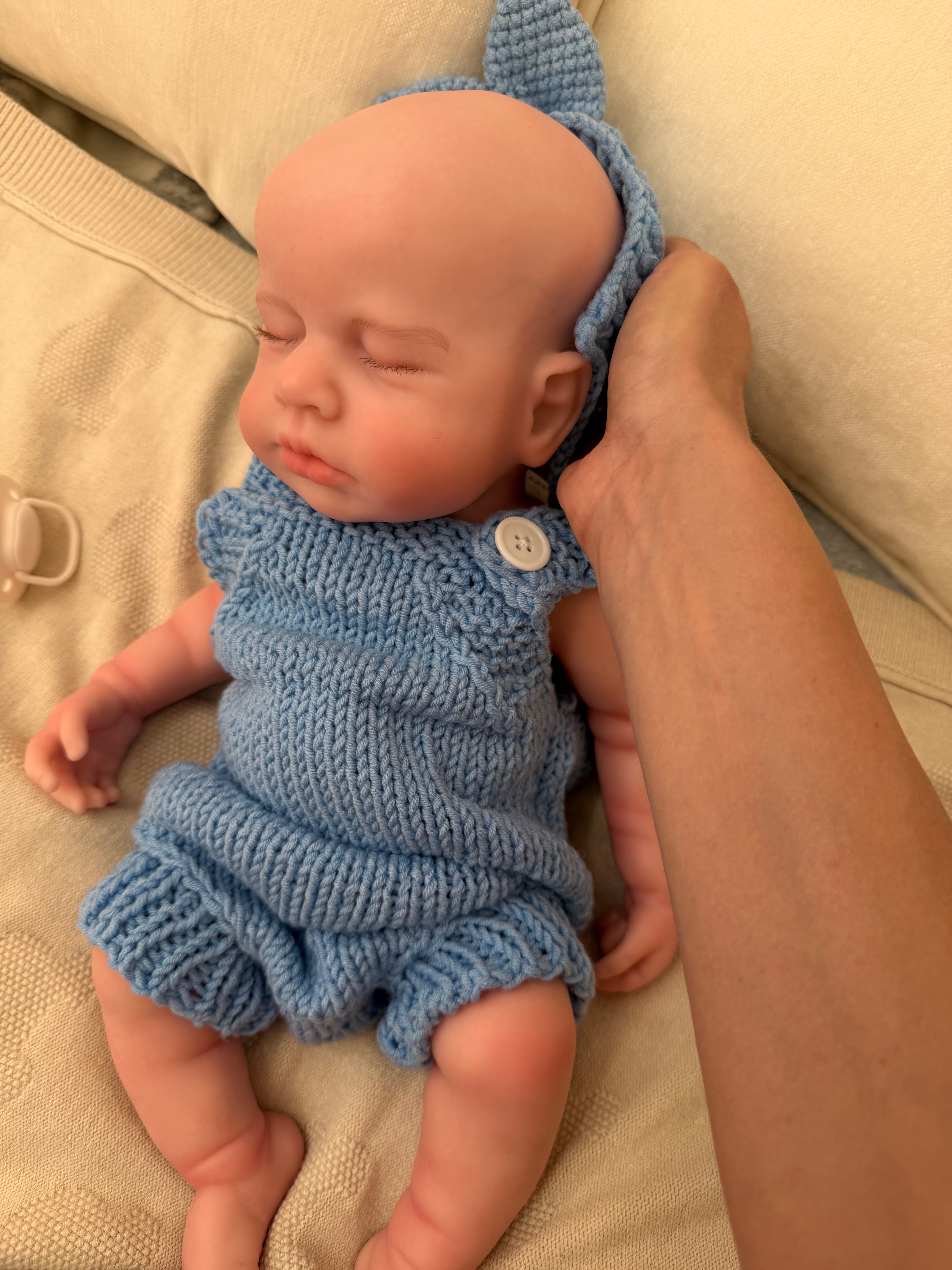 LEO - Realistic 100% Silicone Reborn Baby Doll Boy 47cm, Squishy & Floppy