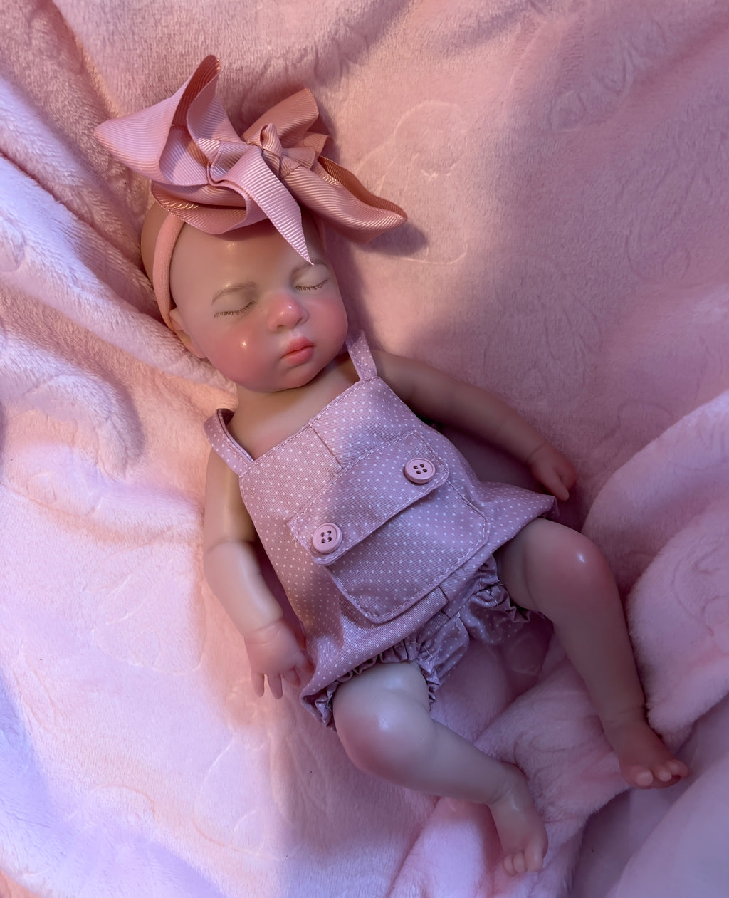 Mini ELLA - Realistic 100% Silicone Reborn Baby Doll 33cm, Squishy & Floppy