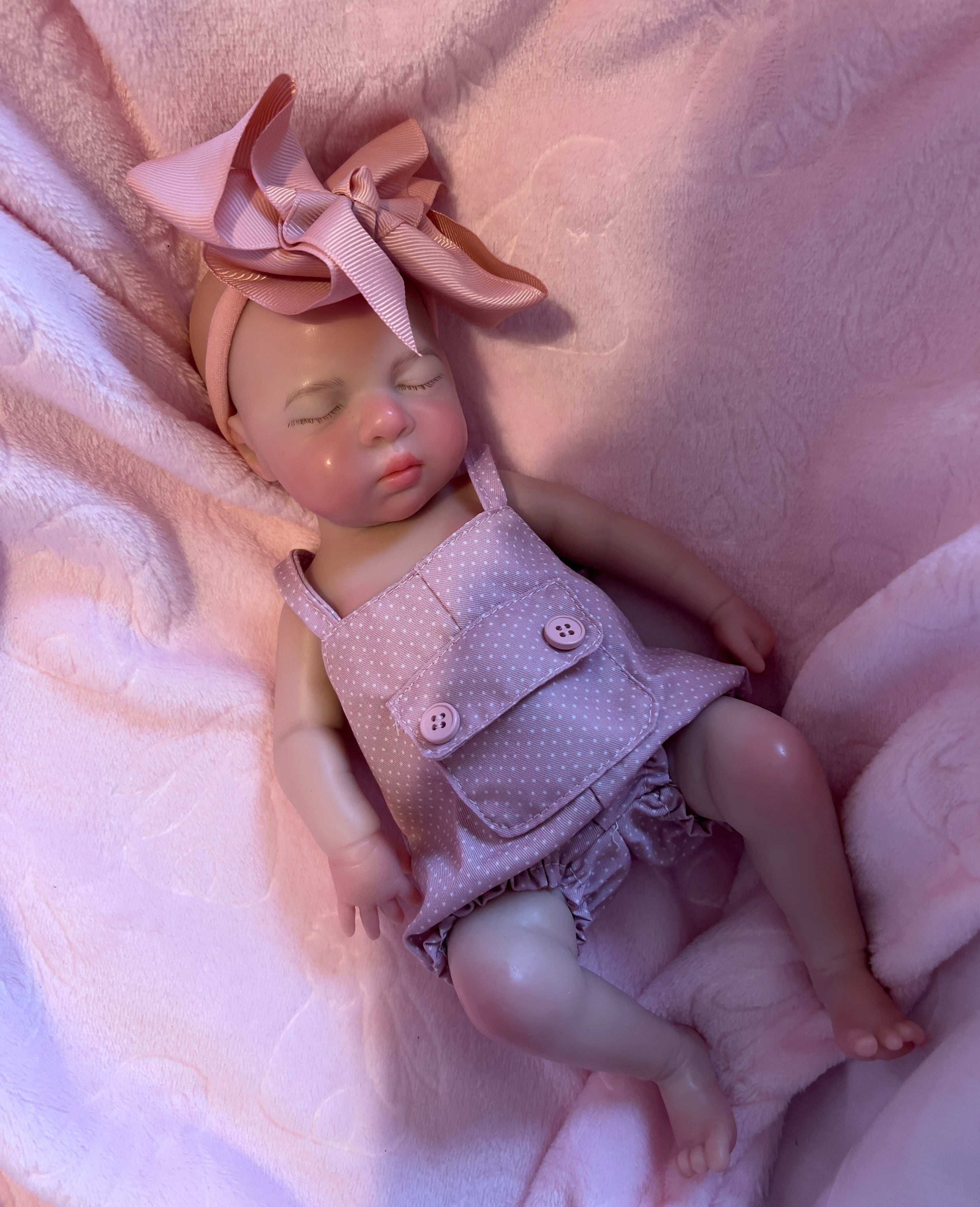Mini ELLA - Realistic 100% Silicone Reborn Baby Doll 33cm, Squishy & Floppy