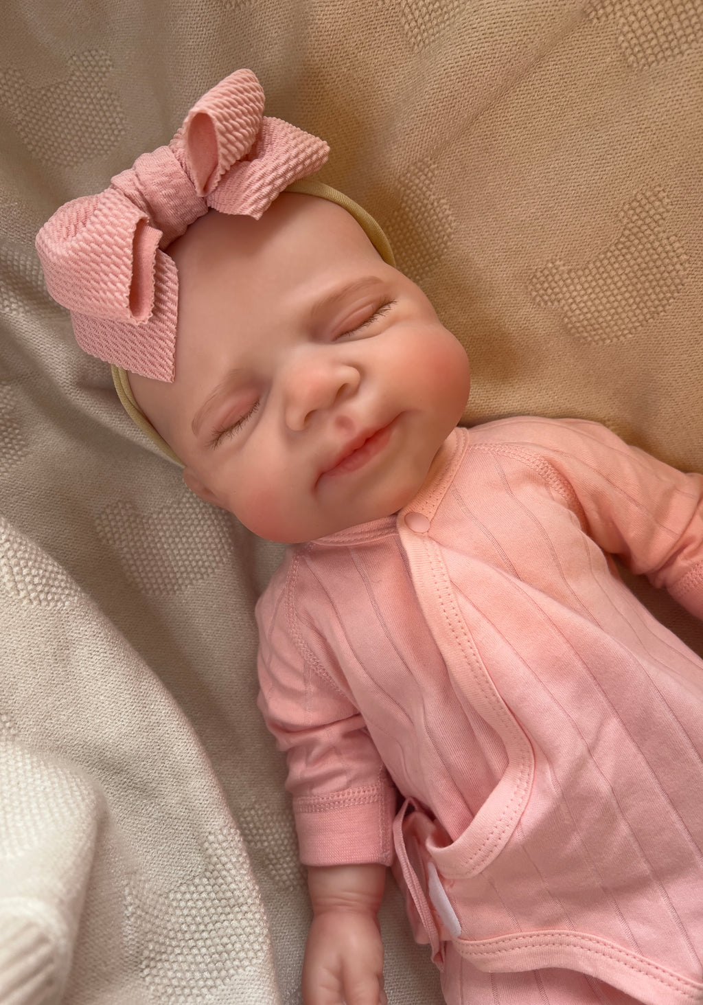 MIA - Realistic 100% Silicone Reborn Baby Doll 47cm, Squishy & Floppy