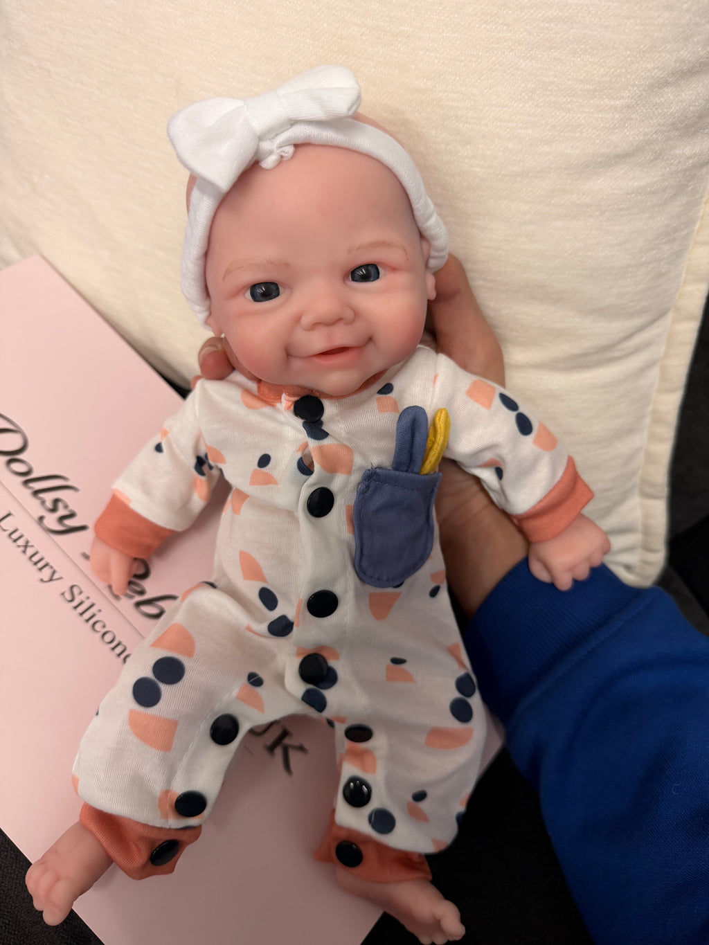 33cm Full Body Silicone Reborn Baby Girl – Mini ROMI | Dollsy