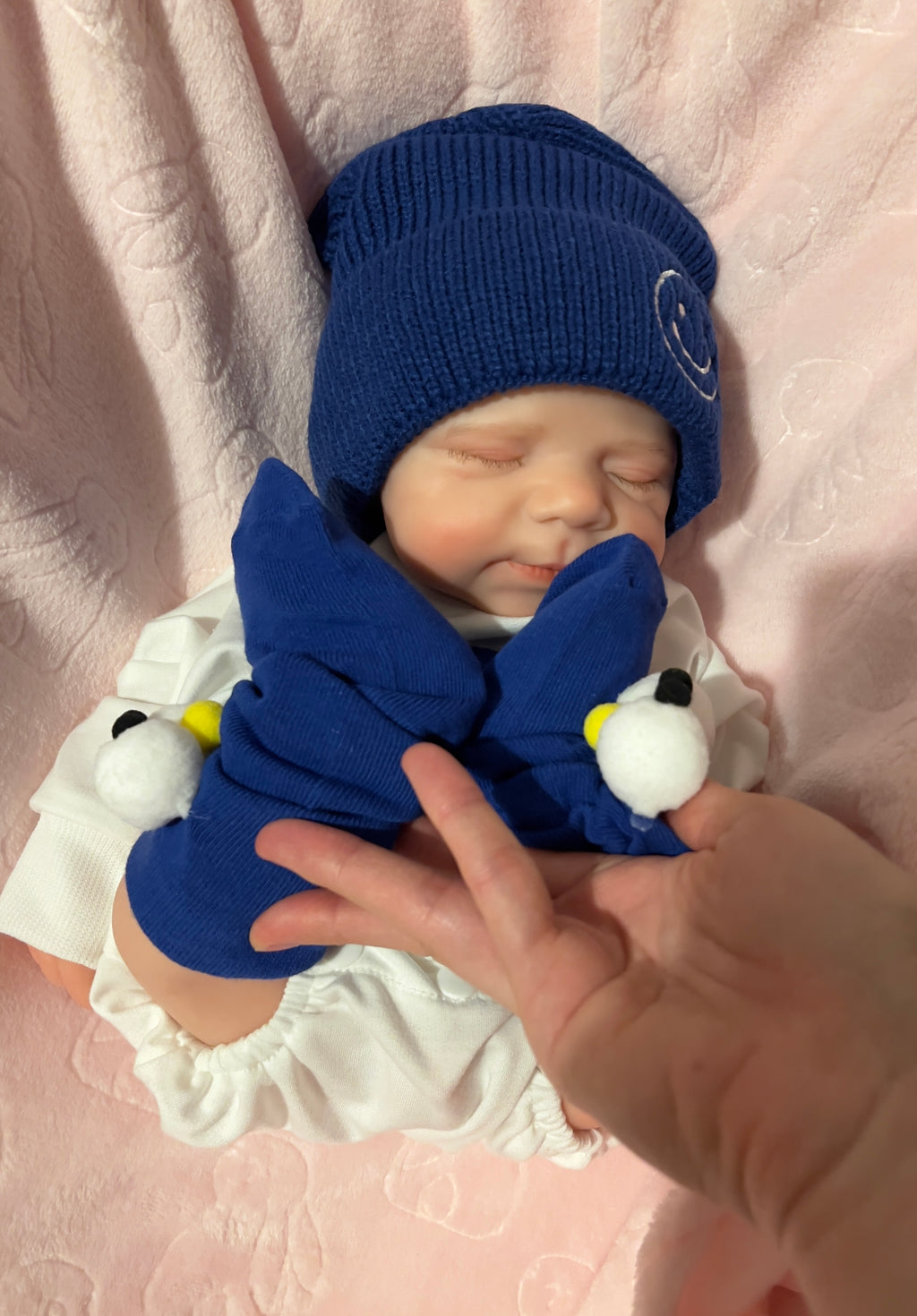 Realistic Silicone Baby Boy Doll – 47cm, Squishy & Floppy with Accessories