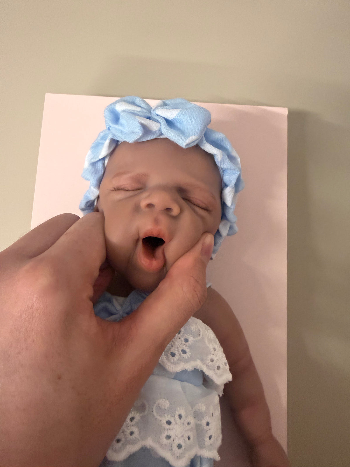 33cm Full Body Silicone Reborn Baby Girl – Mini MIA (Dark Skin) | Dollsy