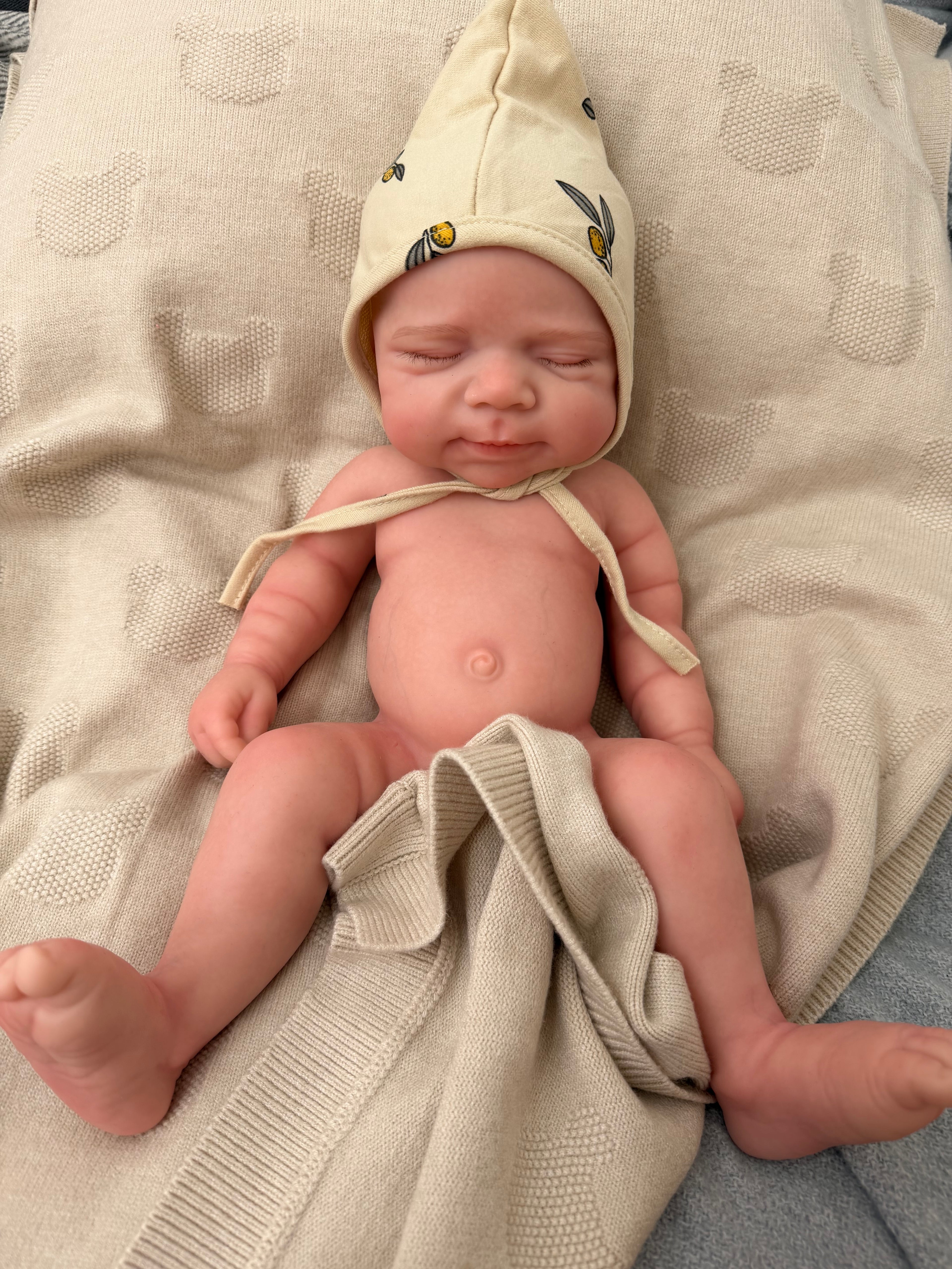 JACK - Realistic 100% Silicone Reborn Baby Doll Boy 47cm, Squishy & Floppy
