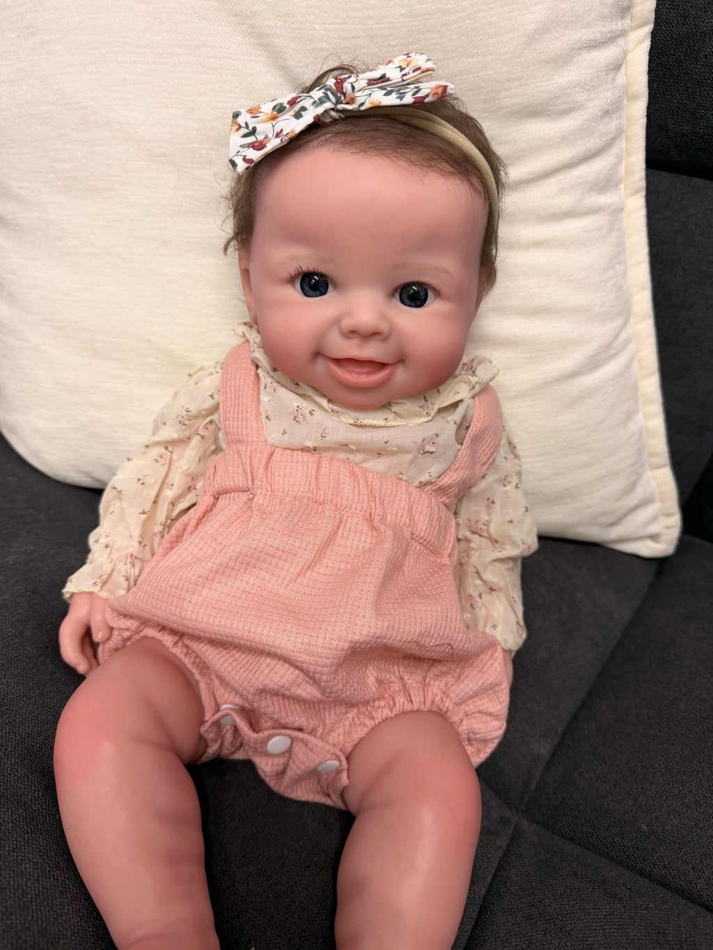 50cm Full Body Silicone Reborn Baby Girl with Hand-Rooted Mohair Hair – BLAKE | Dollsy