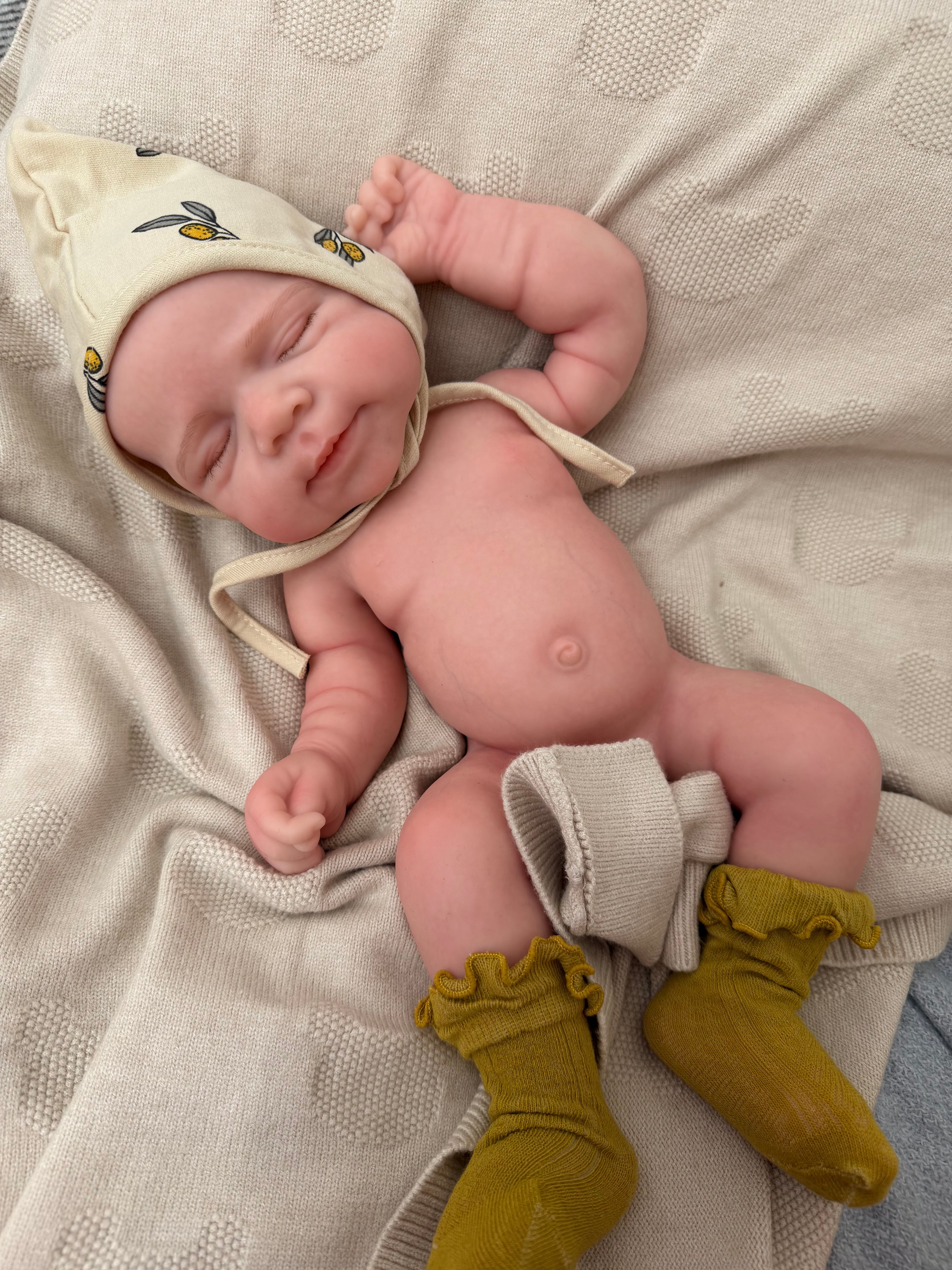 JACK - Realistic 100% Silicone Reborn Baby Doll Boy 47cm, Squishy & Floppy