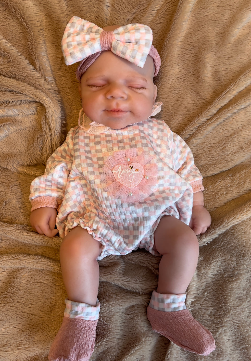 Realistic Silicone Baby Girl Doll – 47cm, Squishy & Floppy with Accessories