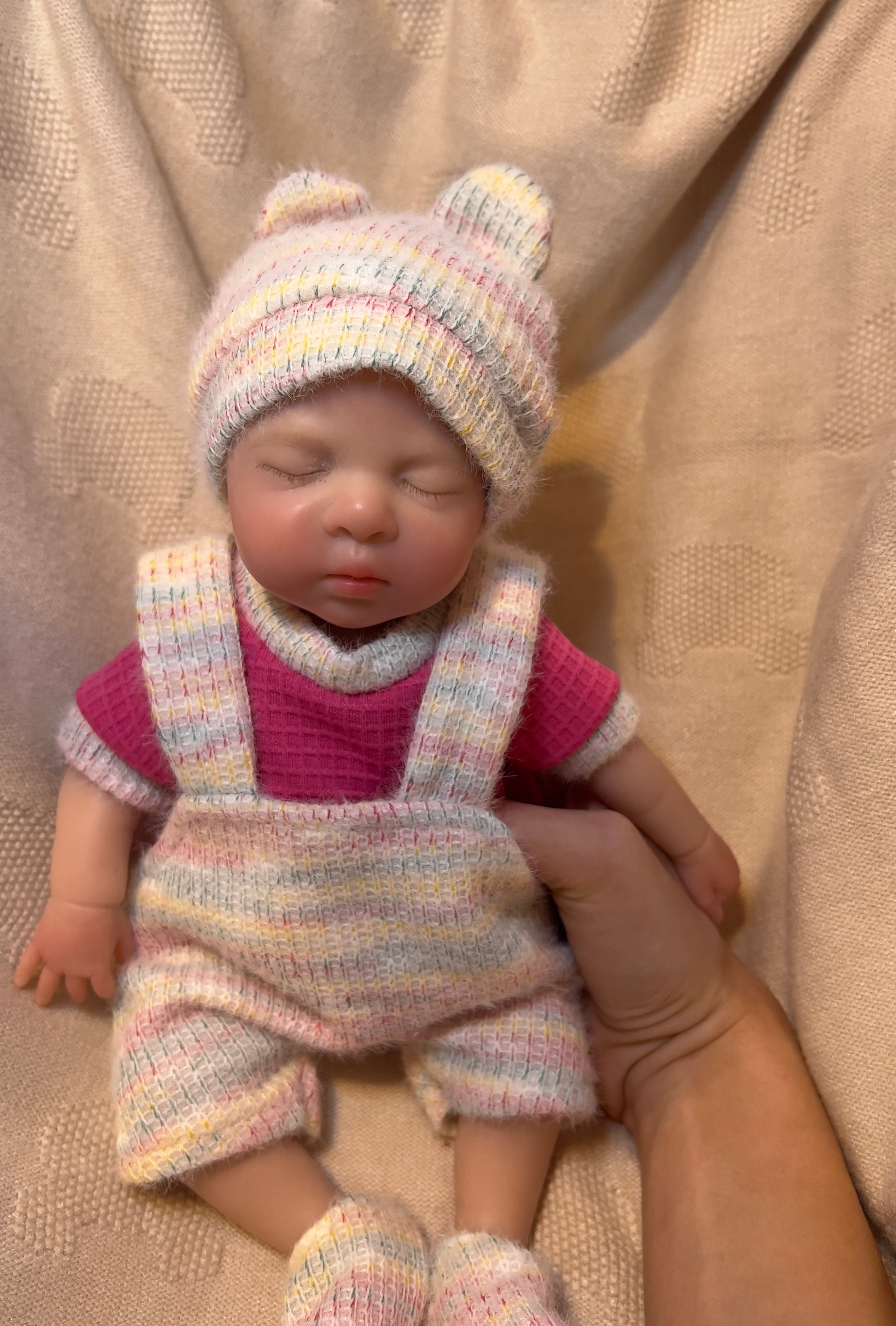 Mini ELLA - Realistic 100% Silicone Reborn Baby Doll 33cm, Squishy & Floppy