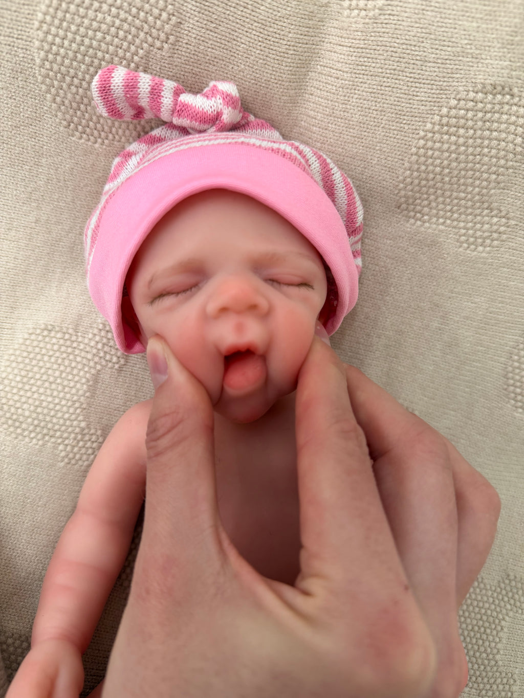 Mini MIA - Realistic 100% Silicone Reborn Baby Doll 33cm, Squishy & Floppy