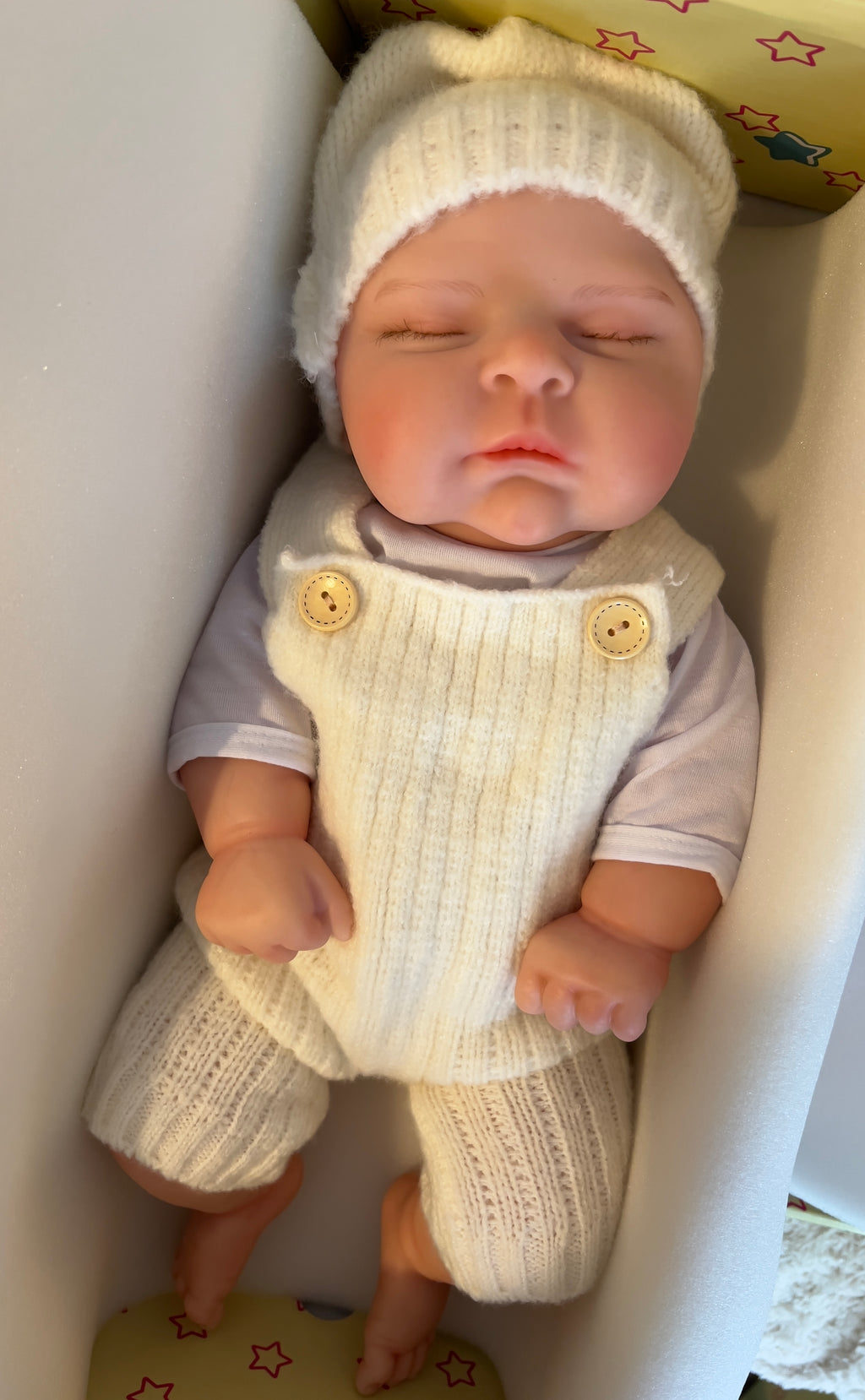 SUNNY - Realistic 100% Silicone Reborn Baby Doll 47cm, Squishy & Floppy