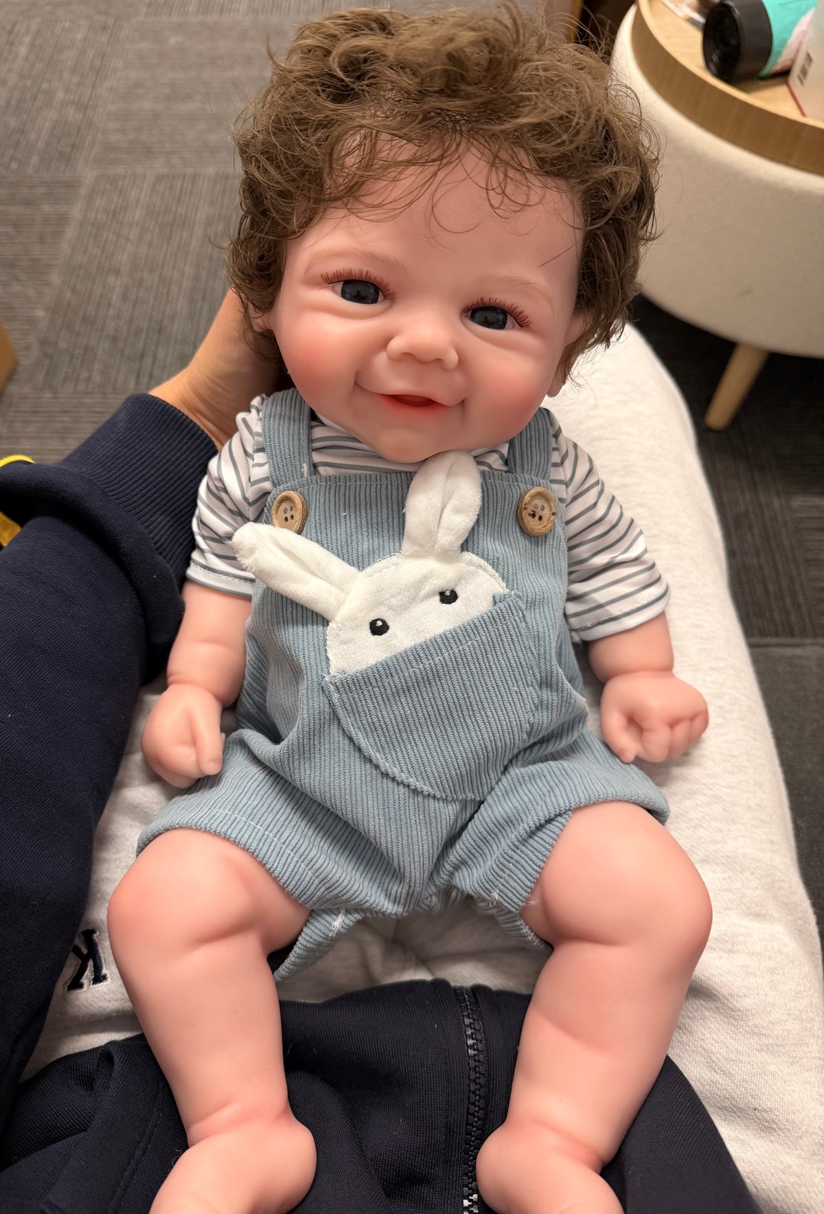 47cm Full Body Silicone Reborn Baby Boy with Hand-Rooted Nylon Hair – JAMES | Dollsy