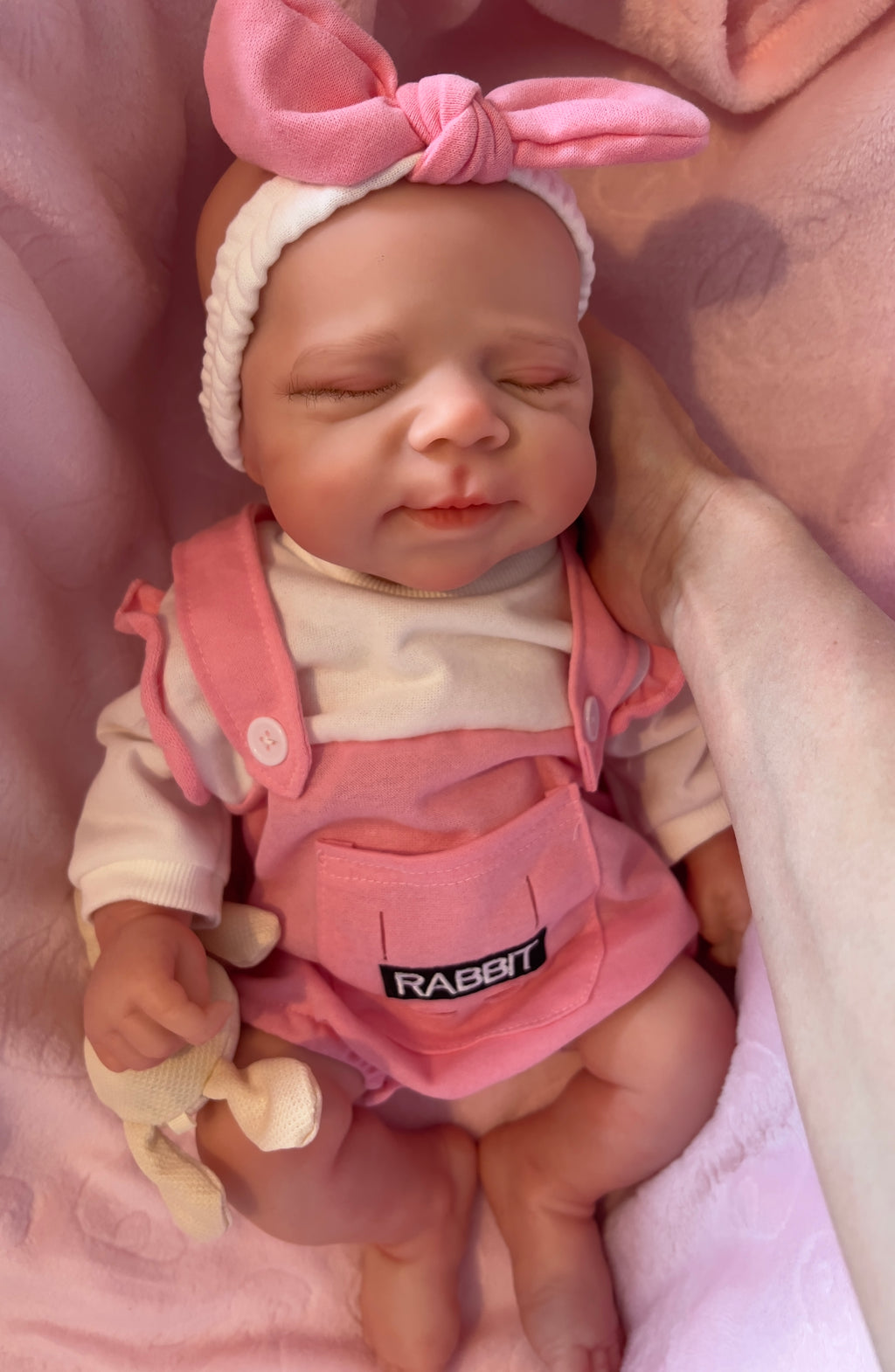 MIA - Realistic 100% Silicone Reborn Baby Doll 47cm, Squishy & Floppy