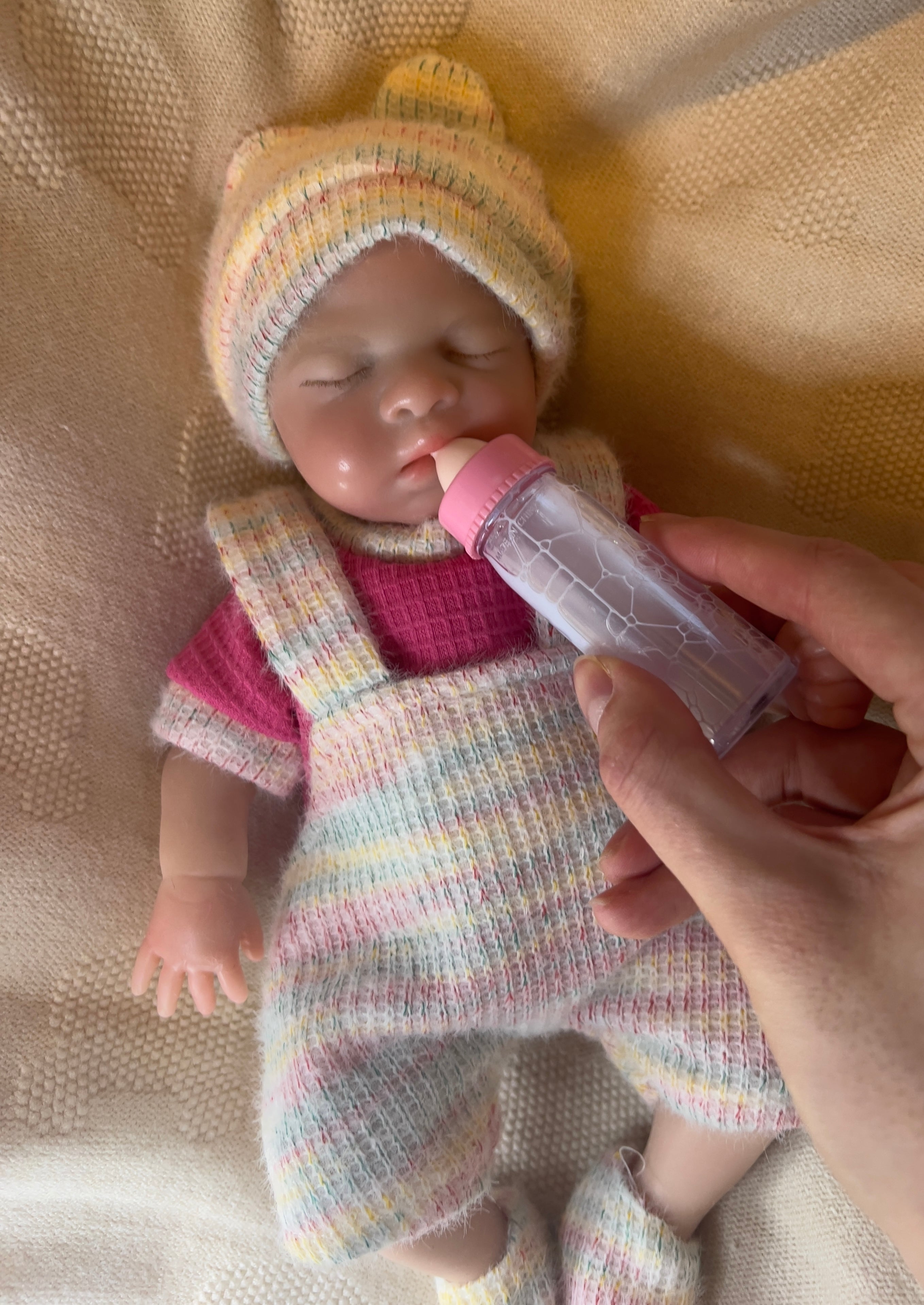 Mini ELLA - Realistic 100% Silicone Reborn Baby Doll 33cm, Squishy & Floppy