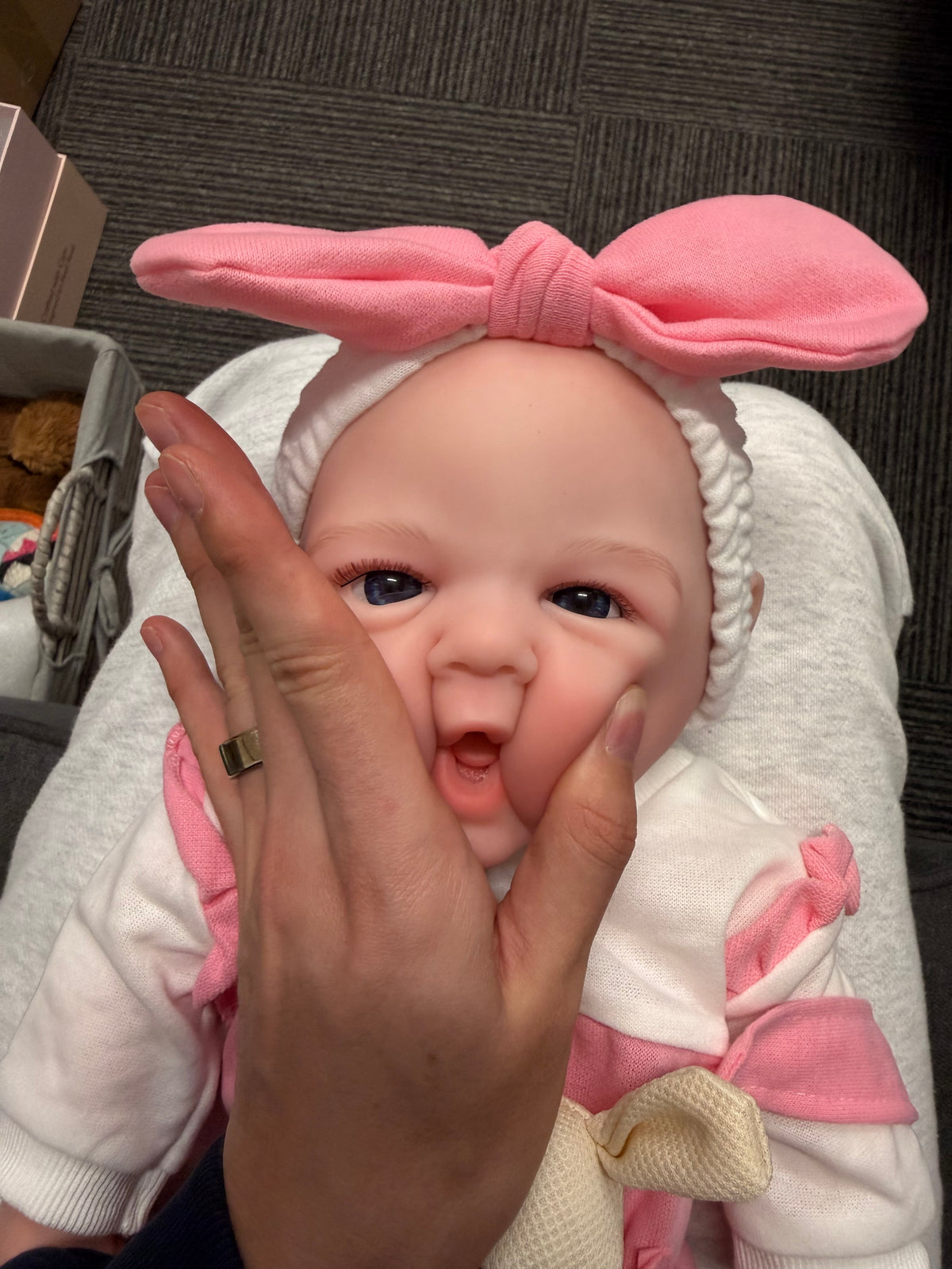 47cm Floppy Full Body Silicone Reborn Baby Girl – ROMI | Dollsy