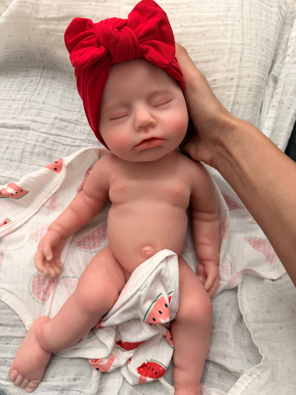 45cm Floppy Full Body Silicone Reborn Baby Girl – AVA | Dollsy