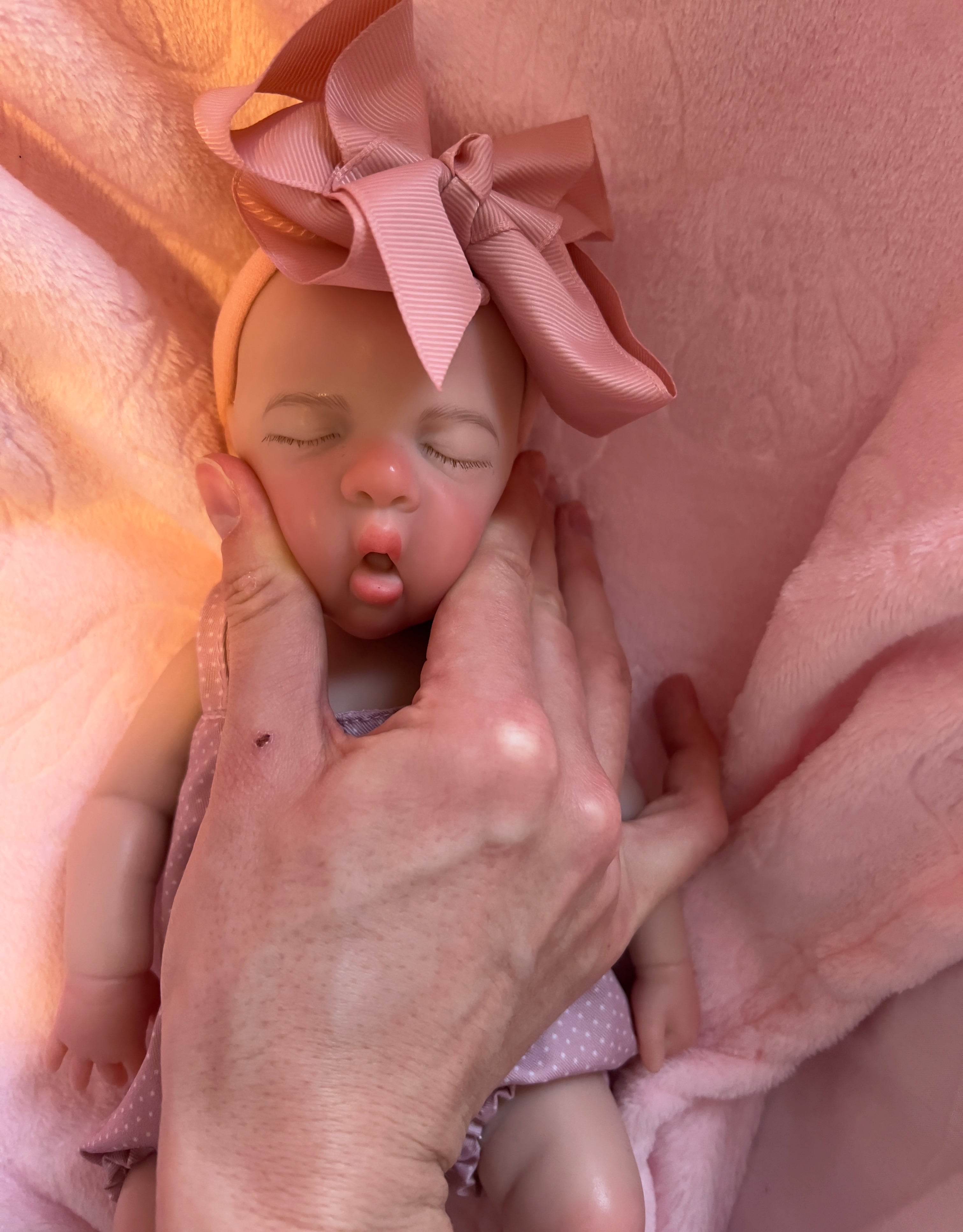 Mini ELLA - Realistic 100% Silicone Reborn Baby Doll 33cm, Squishy & Floppy