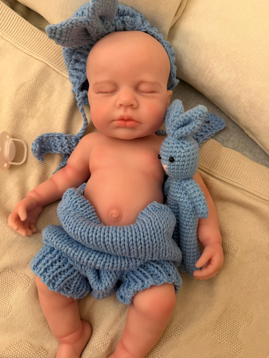 LEO - Realistic 100% Silicone Reborn Baby Doll Boy 47cm, Squishy & Floppy