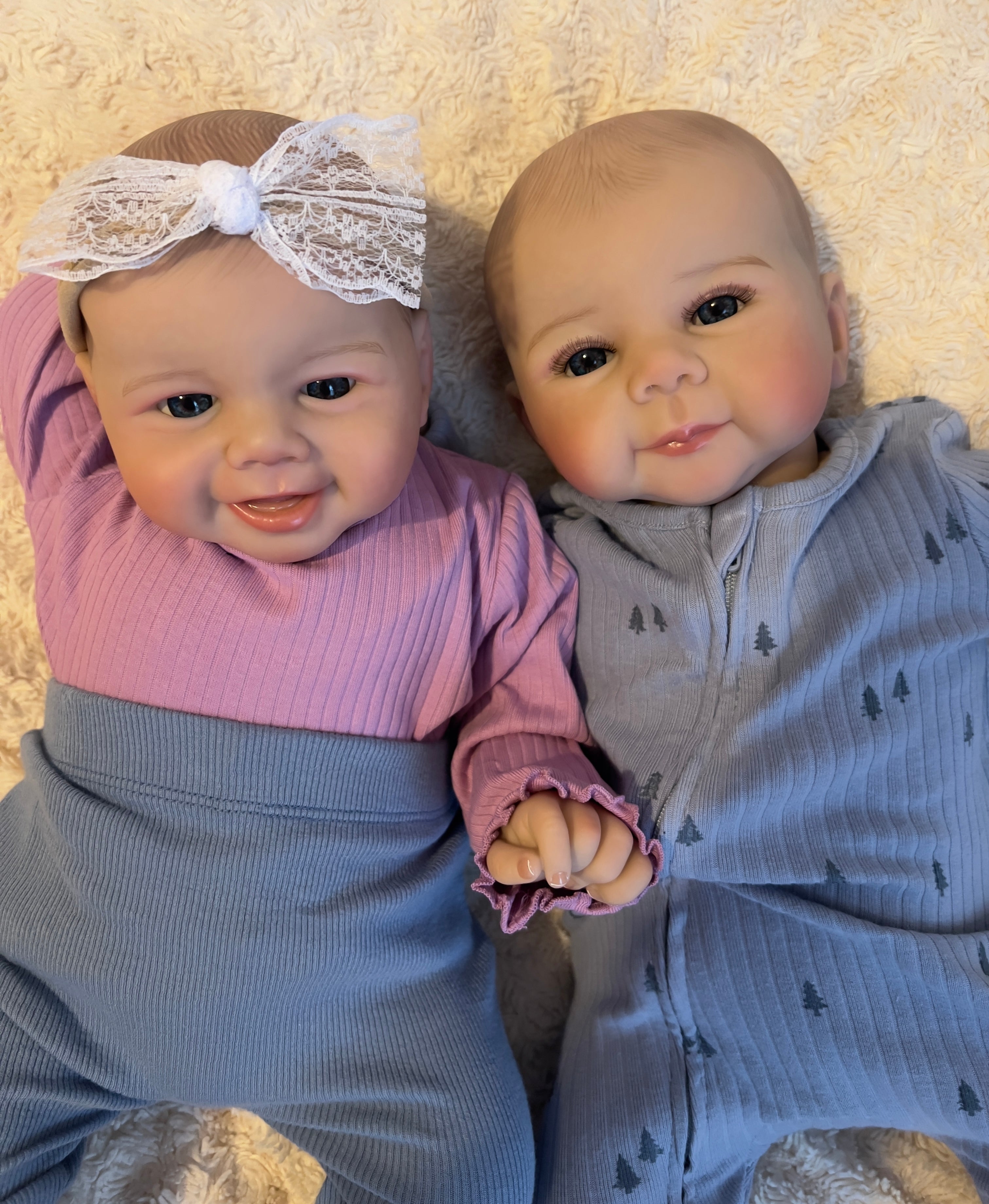 Weighted Reborn Doll Twins – Realistic Feel & Comforting Design